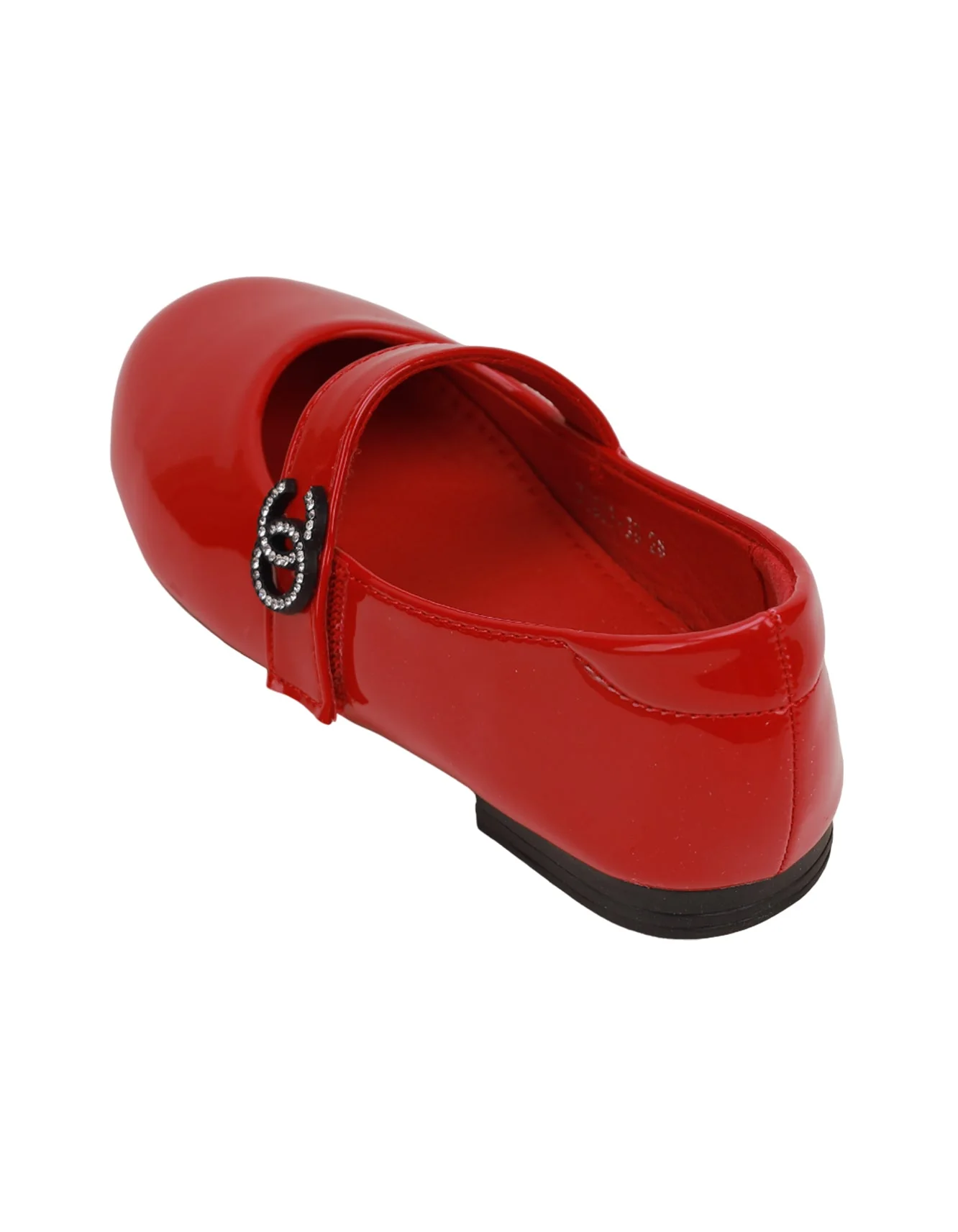 Shoes Shiny Red with Strap - Toddler - Image 5