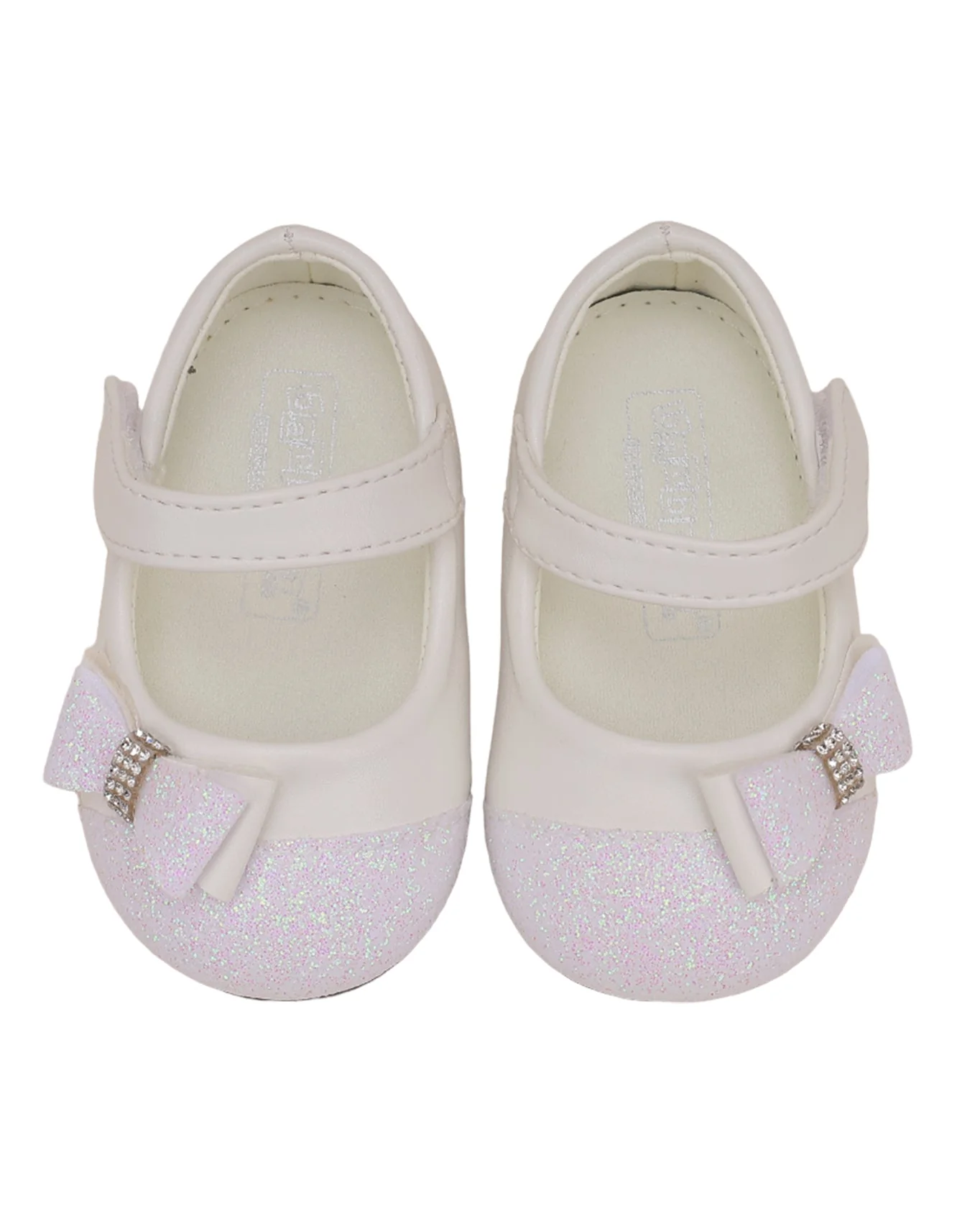 Shoes White with Bow for Girls - Infant - Image 2