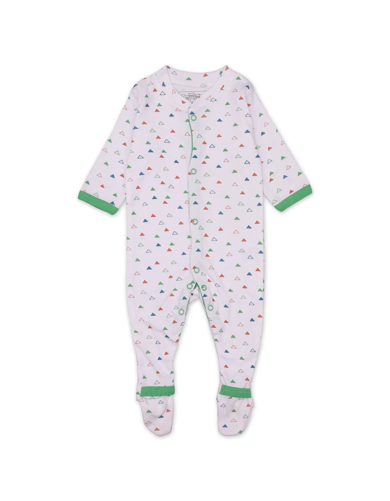 Zubaida's Sleep Suit Set with Green Dinos Theme for Boys - Pack of 3 - Image 4