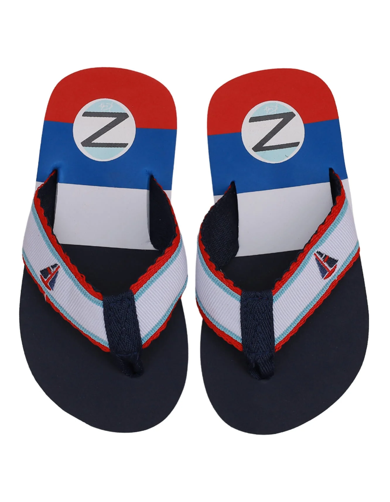 Slippers Blue & Red for Boys - Boat - Image 2