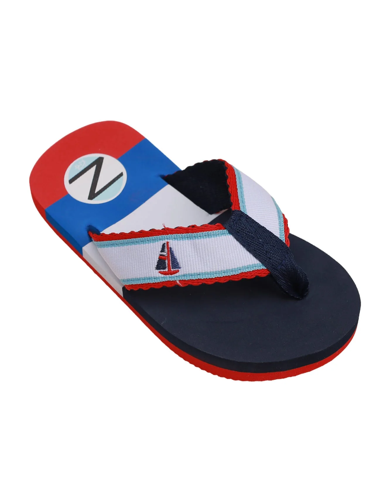 Slippers Blue & Red for Boys - Boat - Image 3