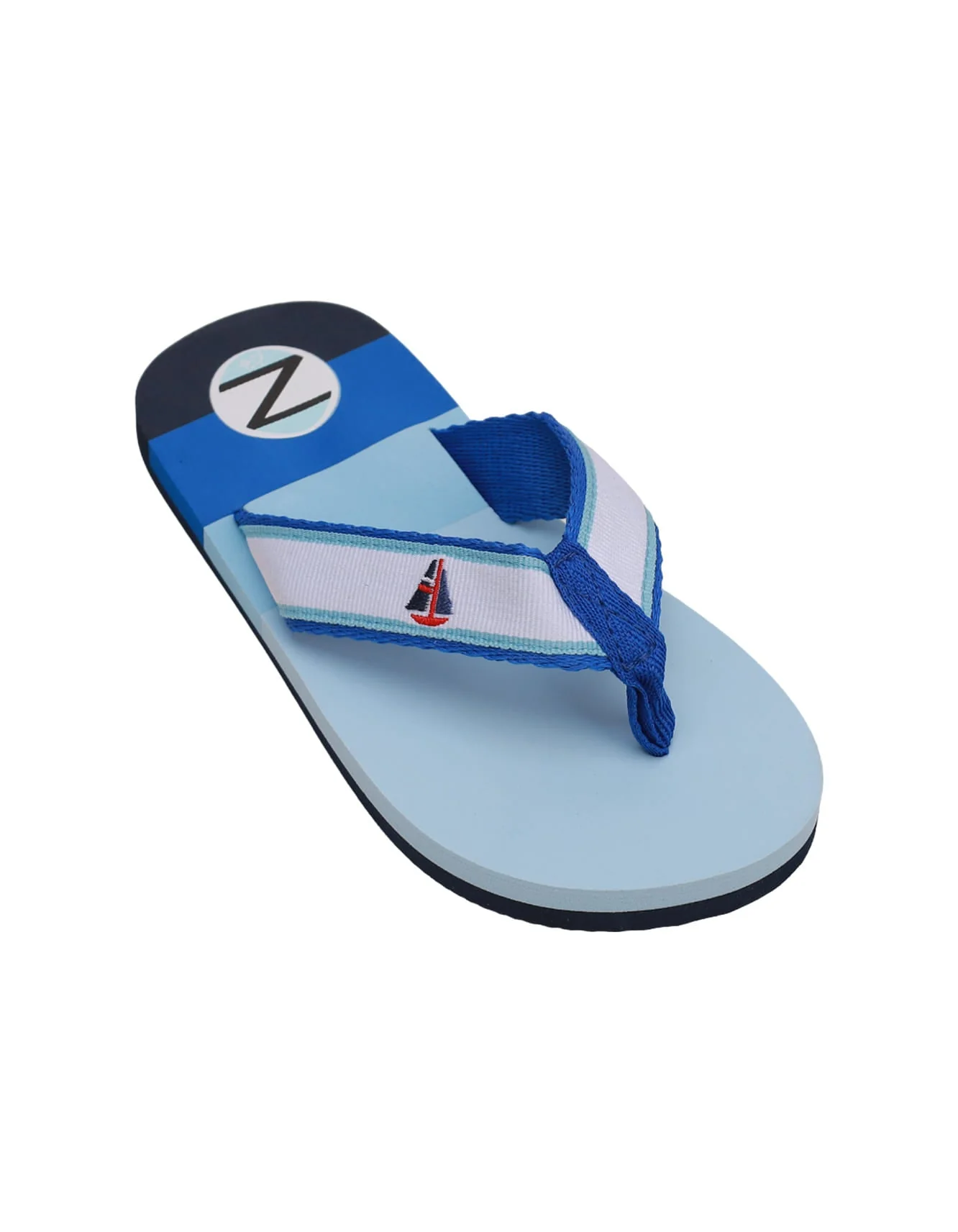 Slippers Blue & White for Boys - Boat - Image 3