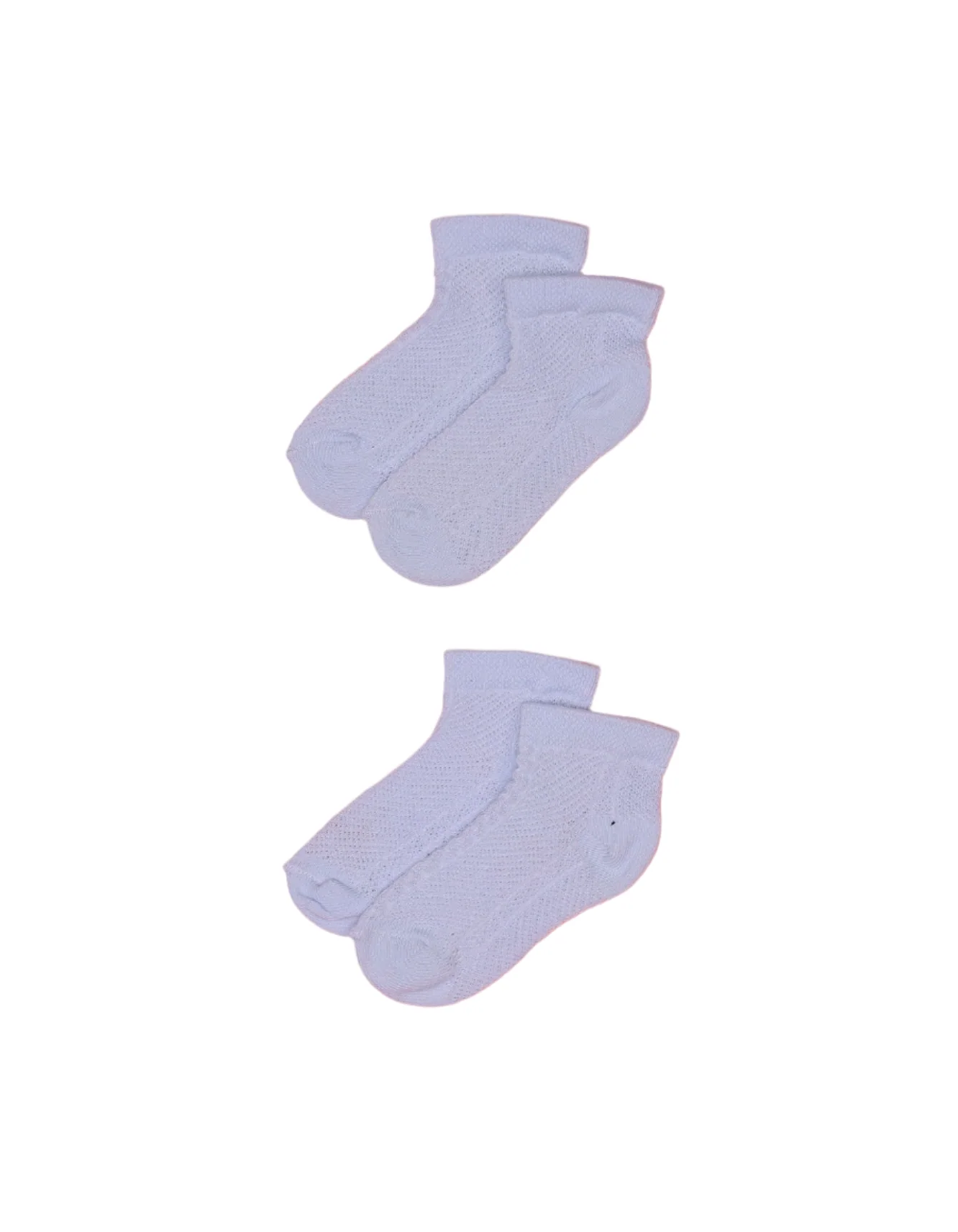 Socks Knitted Baby Light Blue Pack of 2
