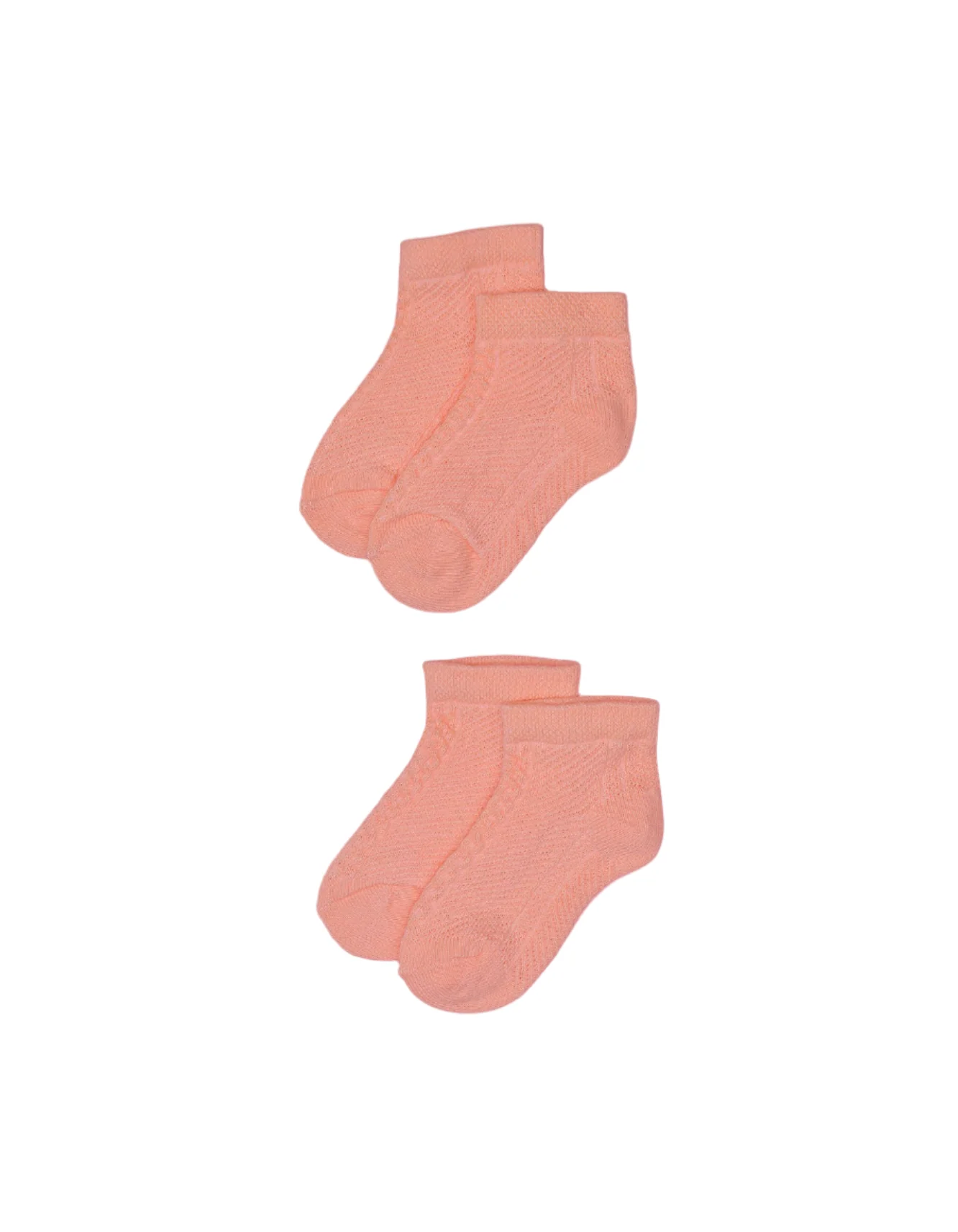 Zubaidas Socks Knitted Peach - Pack of 2