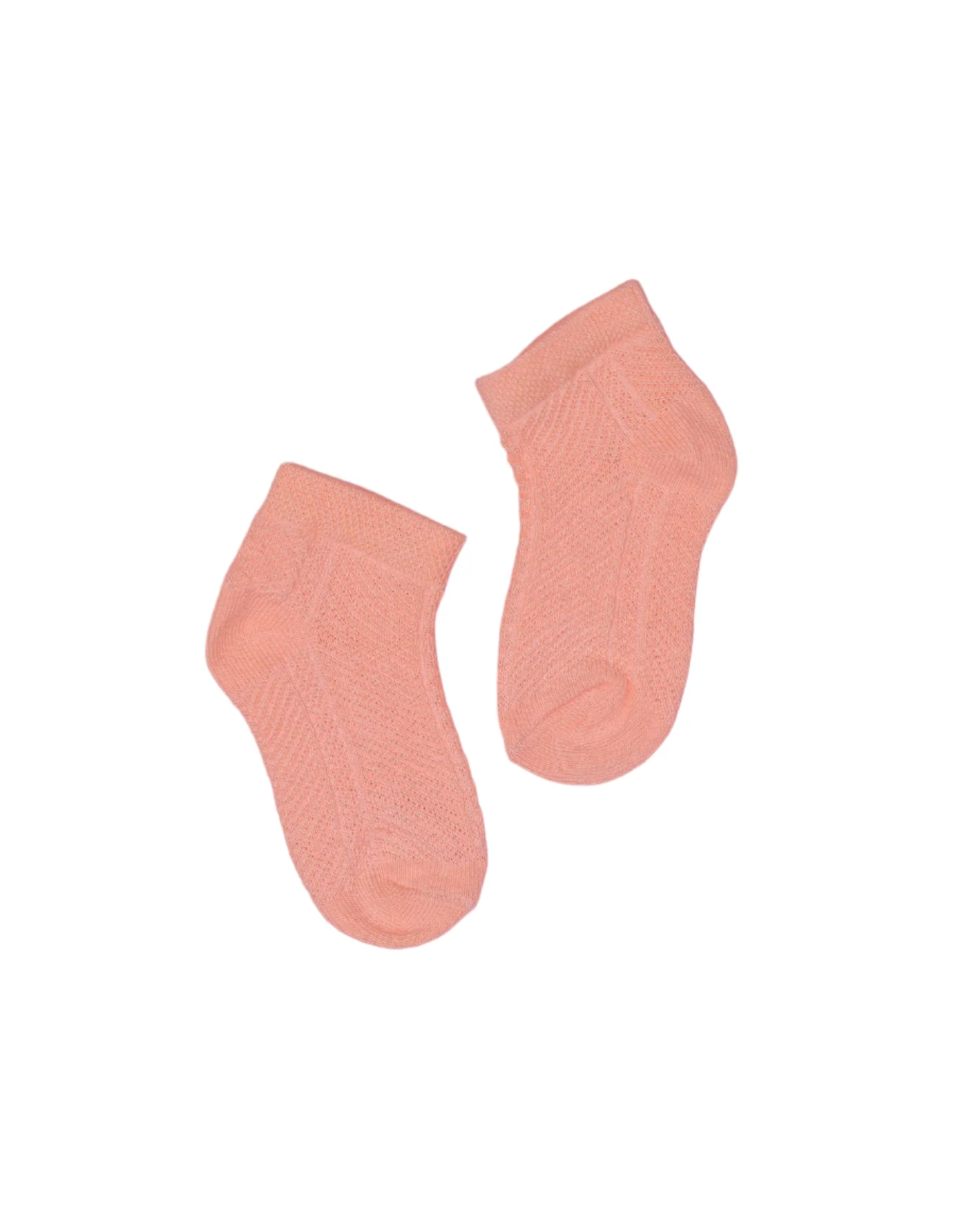 Zubaidas Socks Knitted Peach - Pack of 2 - Image 2
