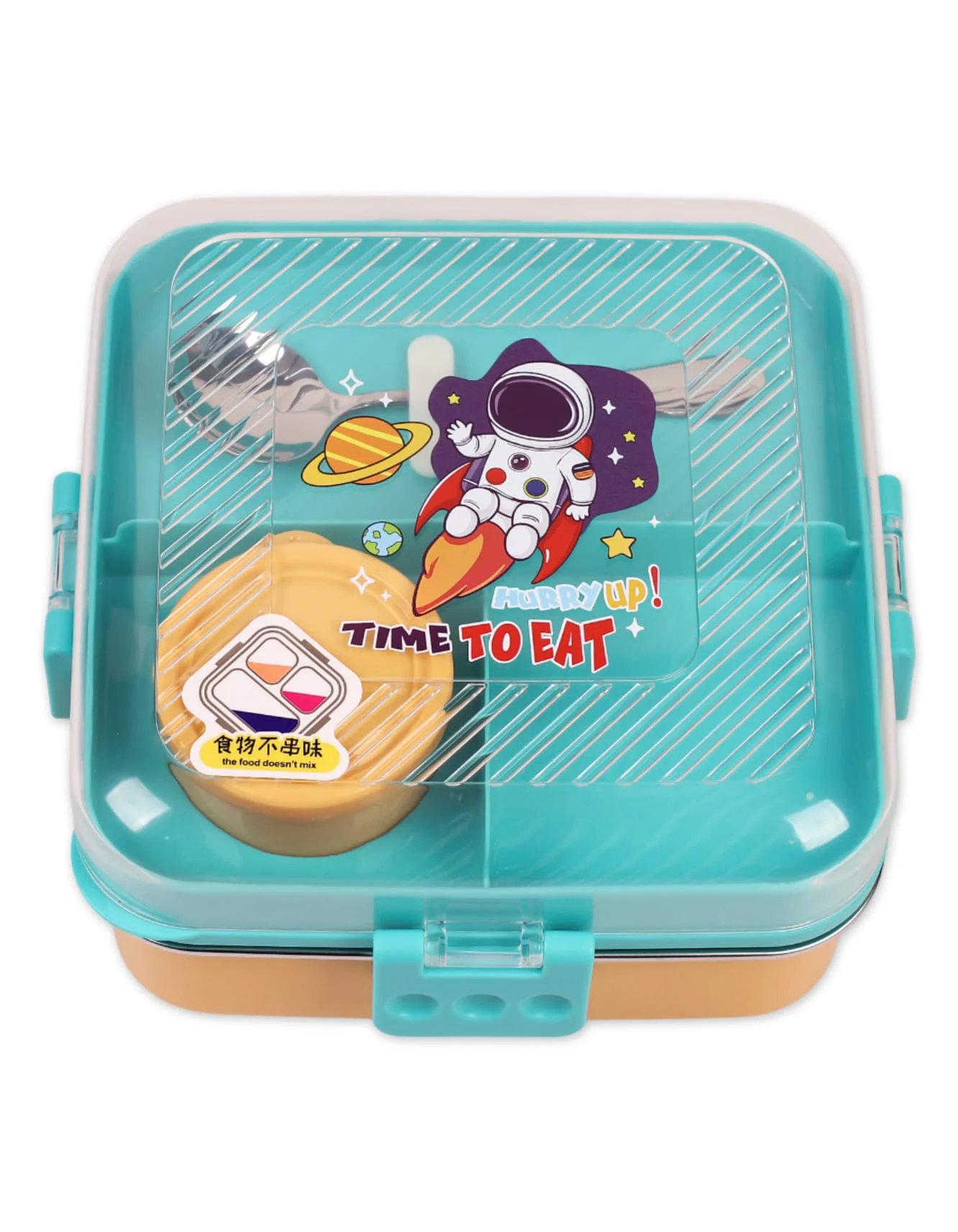 Lunch Box Space Stainless Steel at Zubaidas Official™ Pakistan