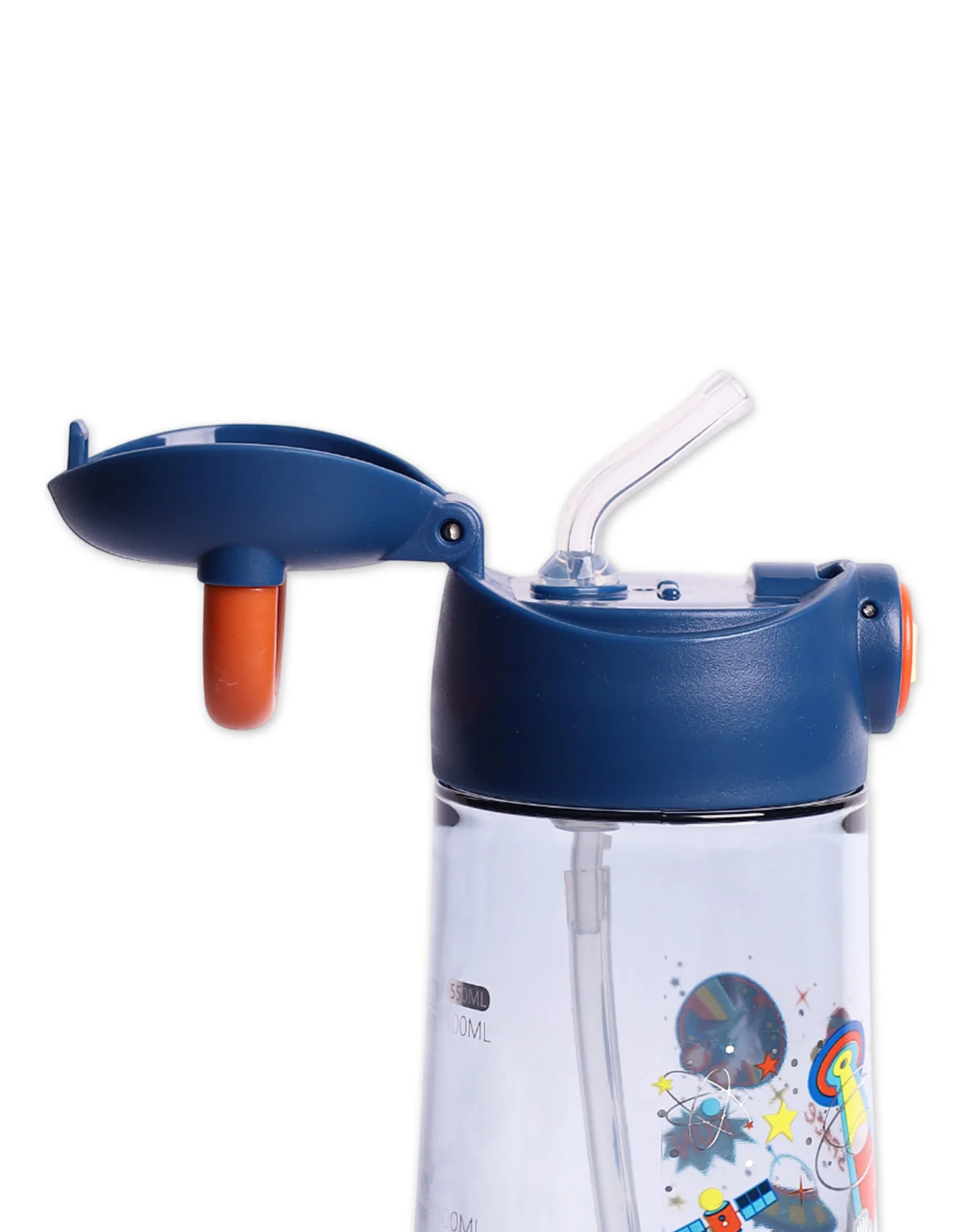 Water Bottle Space Theme with Straw at Zubaidas Official™ Pakistan - Image 3