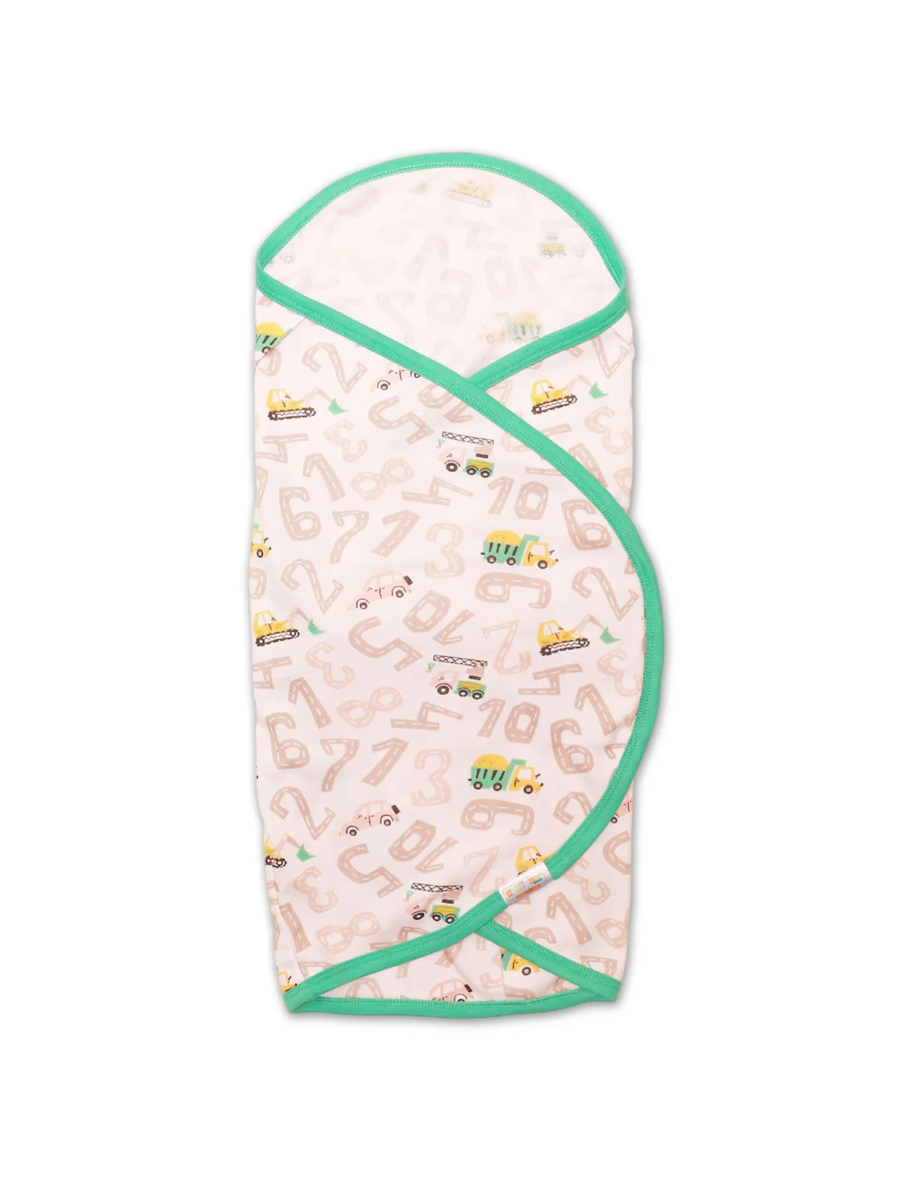 Swaddle Sheet Number Theme for Boys