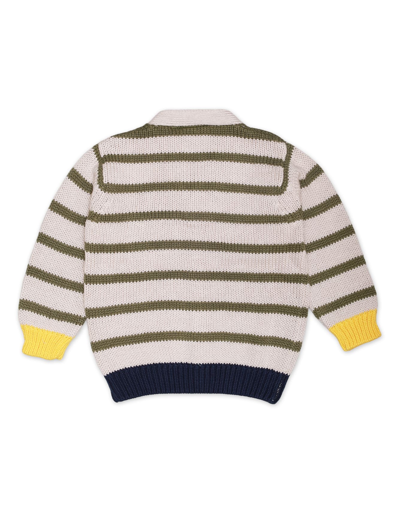 Sweater Front Button Down Lt.Grey Infant - Image 2