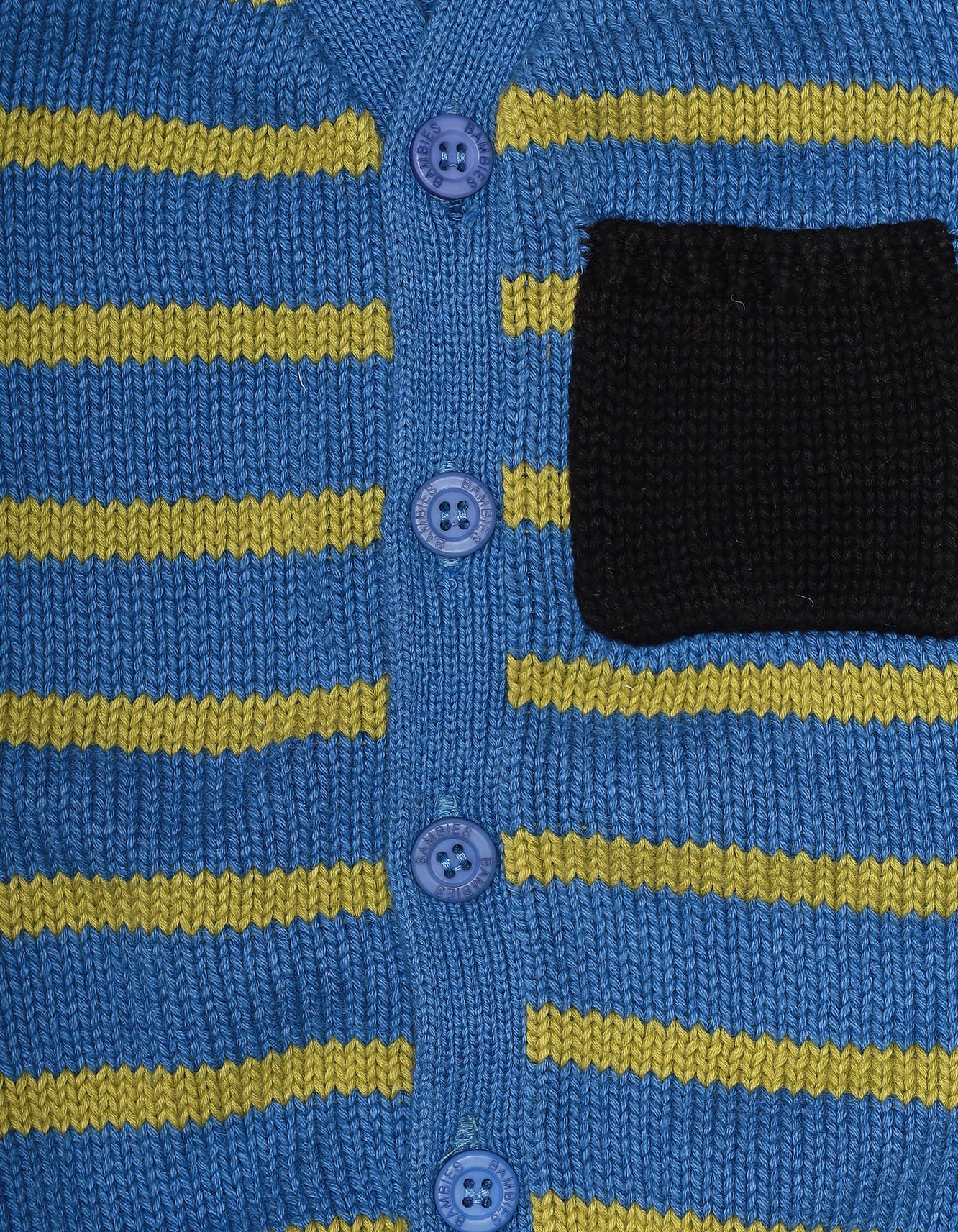 Zubaida's Sweater Front Button Down R.Blue - Image 3