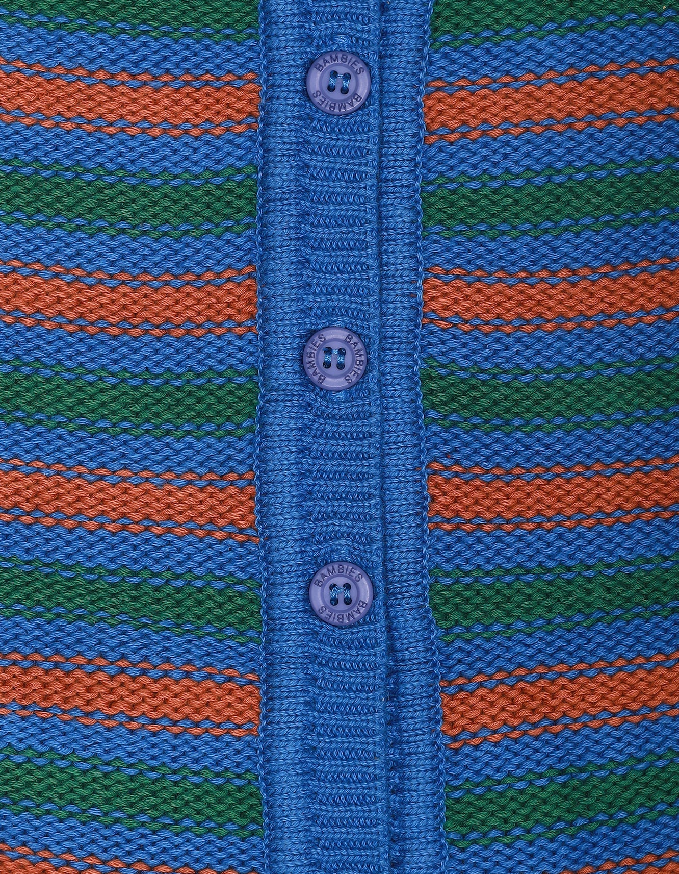 Zubaida's Sweater Hooded Blue Base Stripes - Image 3