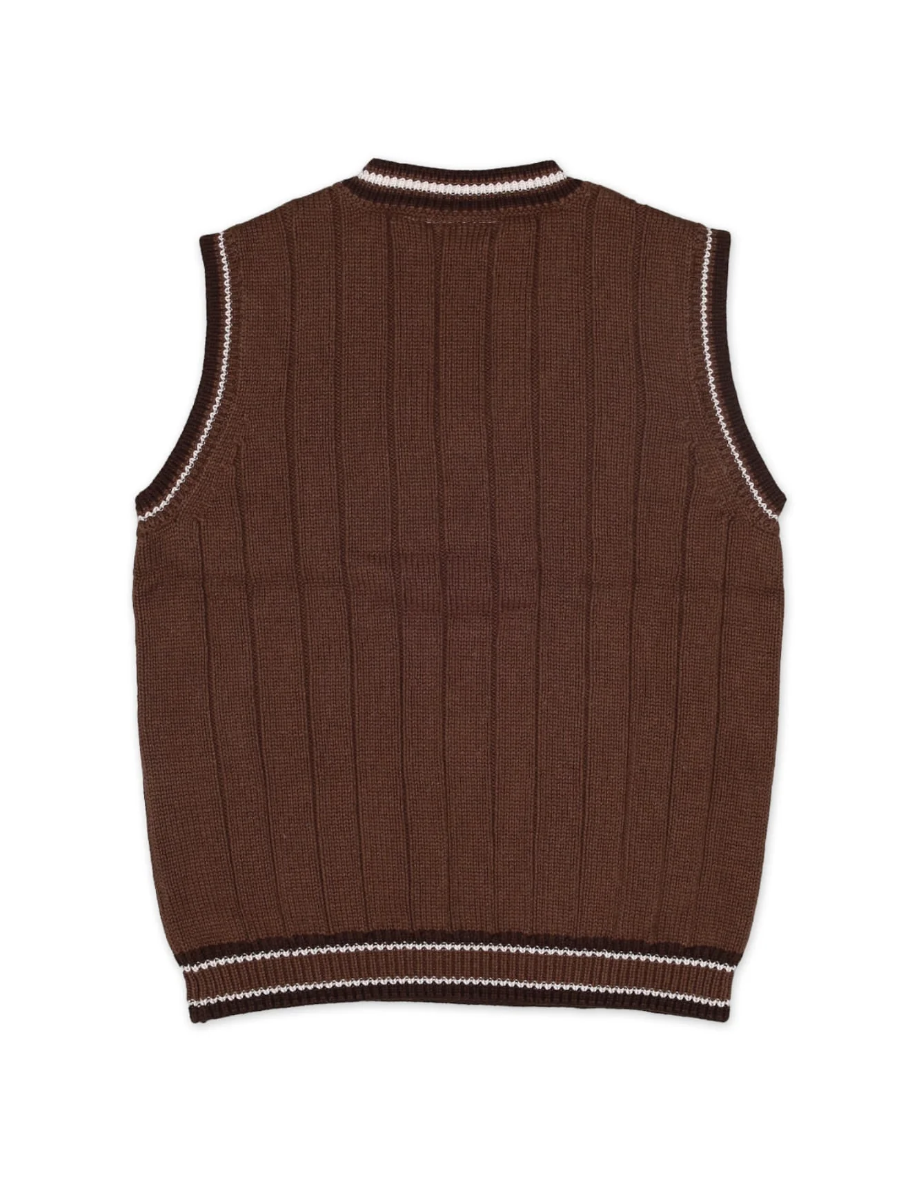 Zubaida's Sweater Sleeveless Brown Toddler - Image 2