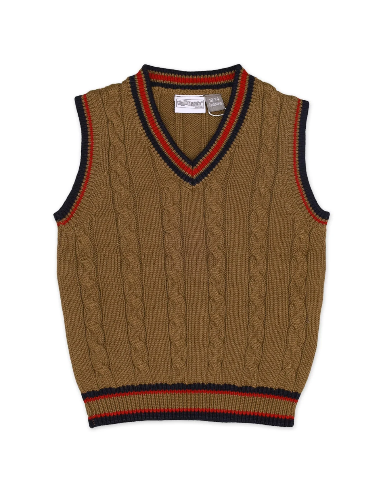 Zubaida's Sweater Sleeveless Green Toddler