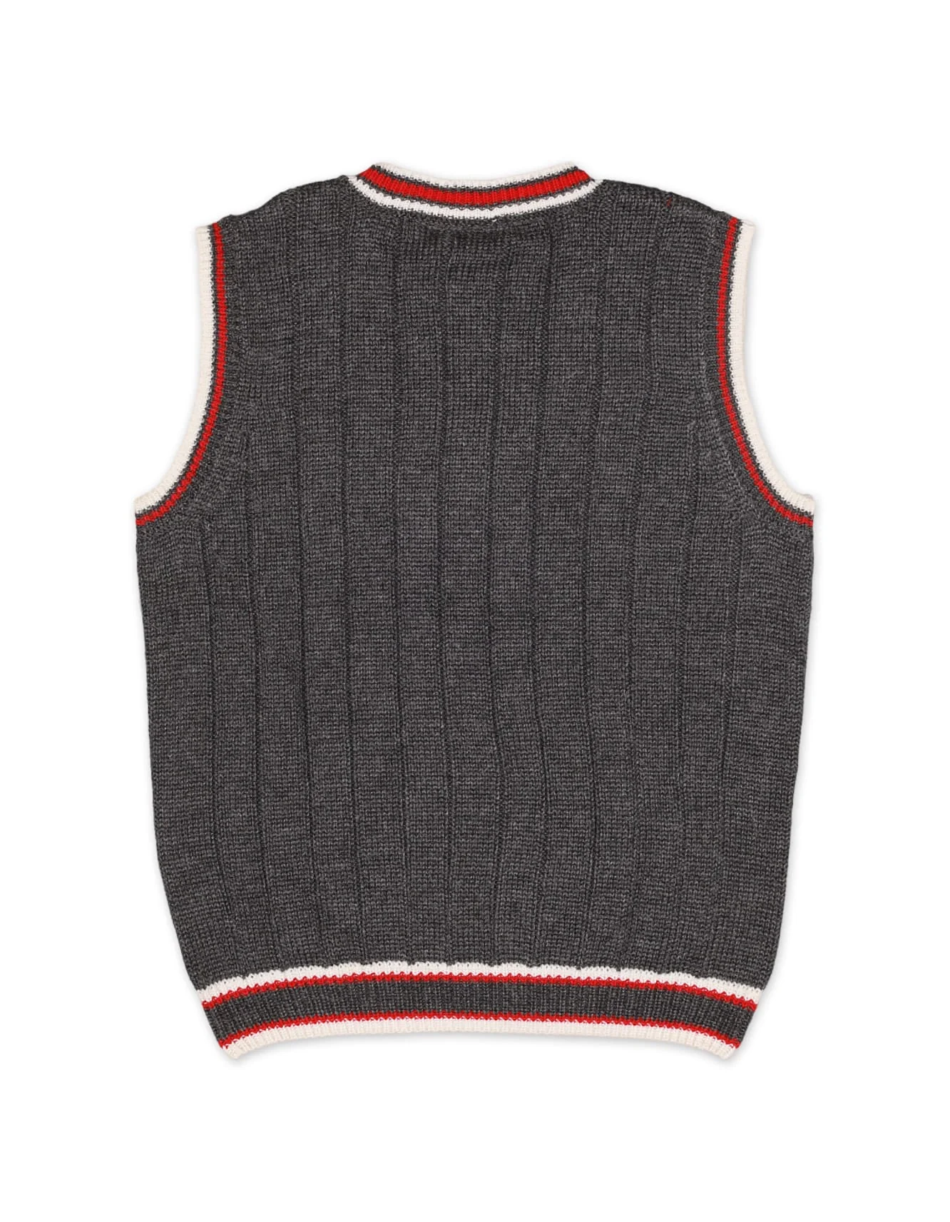 Zubaida's Sweater Sleeveless Grey Toddler - Image 2