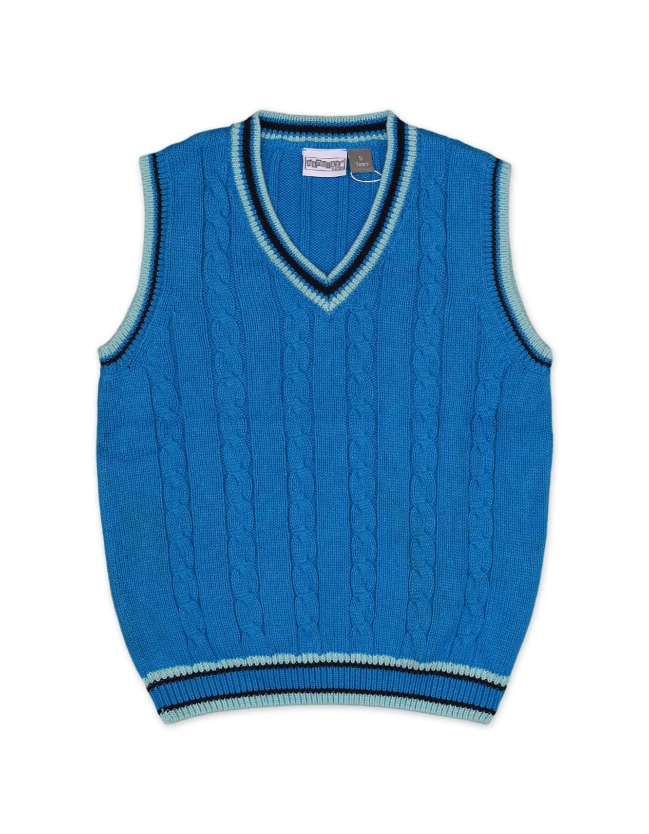 Zubaida's Sweater Sleeveless R.Blue