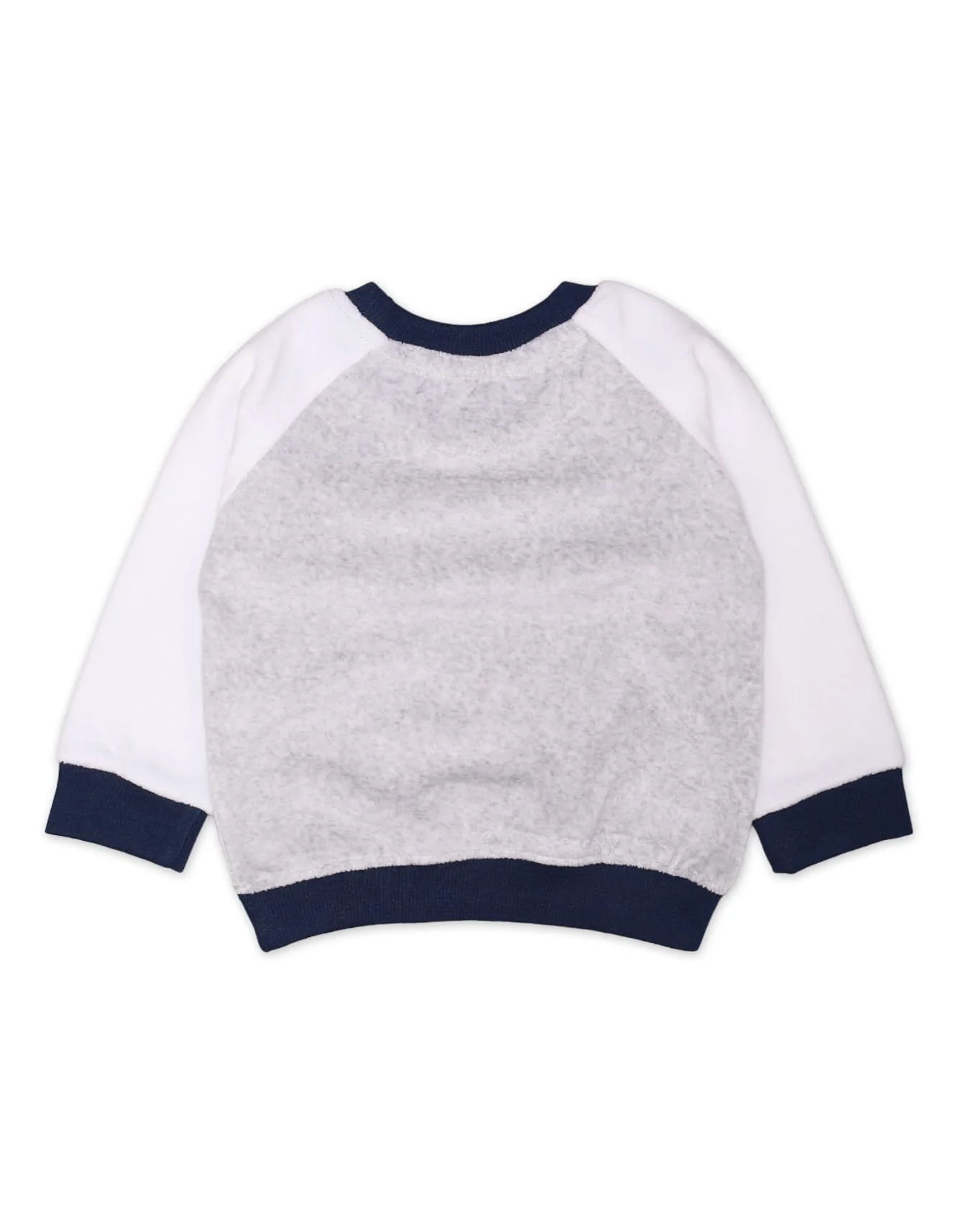 Zubaida's Sweatshirt Contrast Sleeves Blue Infant Boys - Image 3