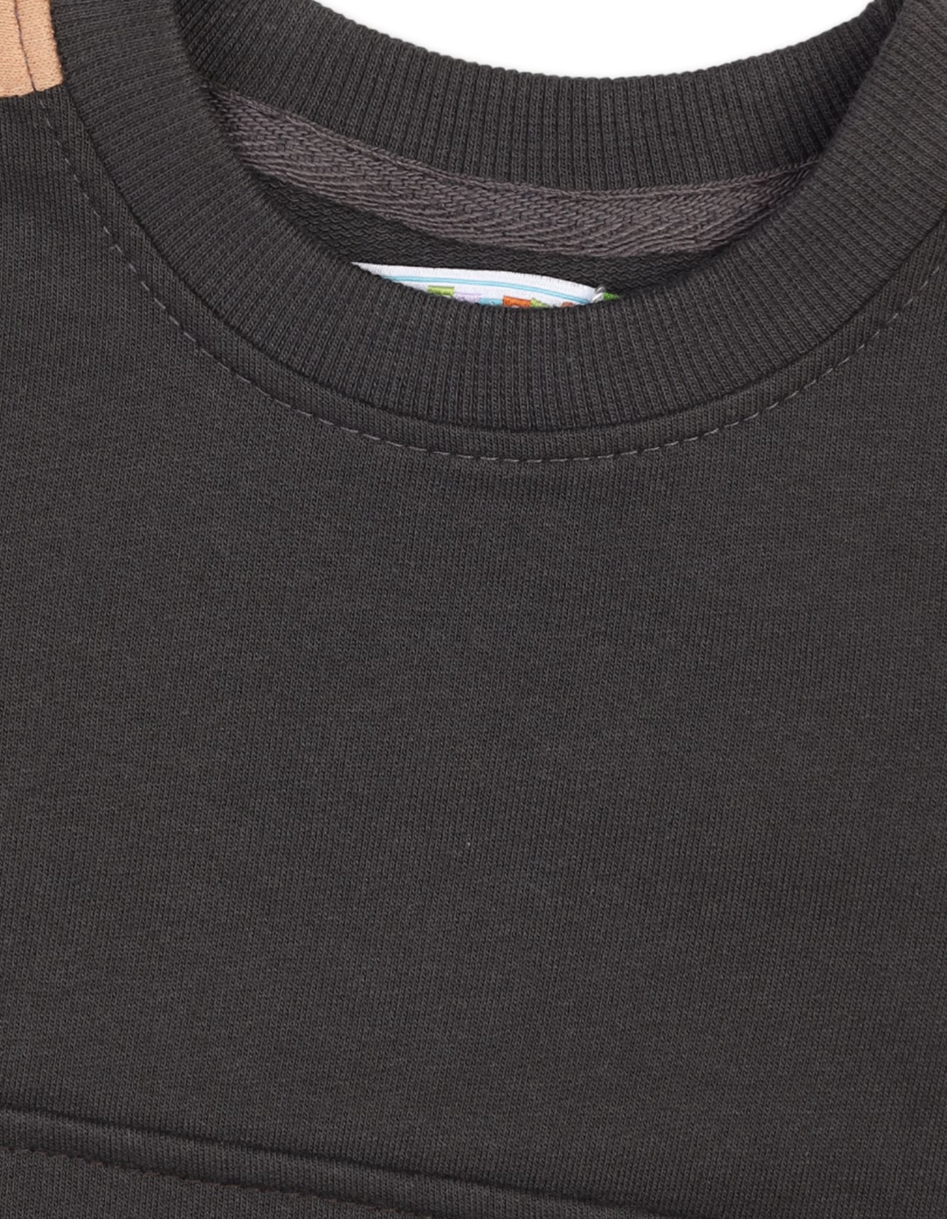 Sweatshirts Baby Boys Bambies Kangaroo Pocket Charcoal at Zubaidas - Image 2