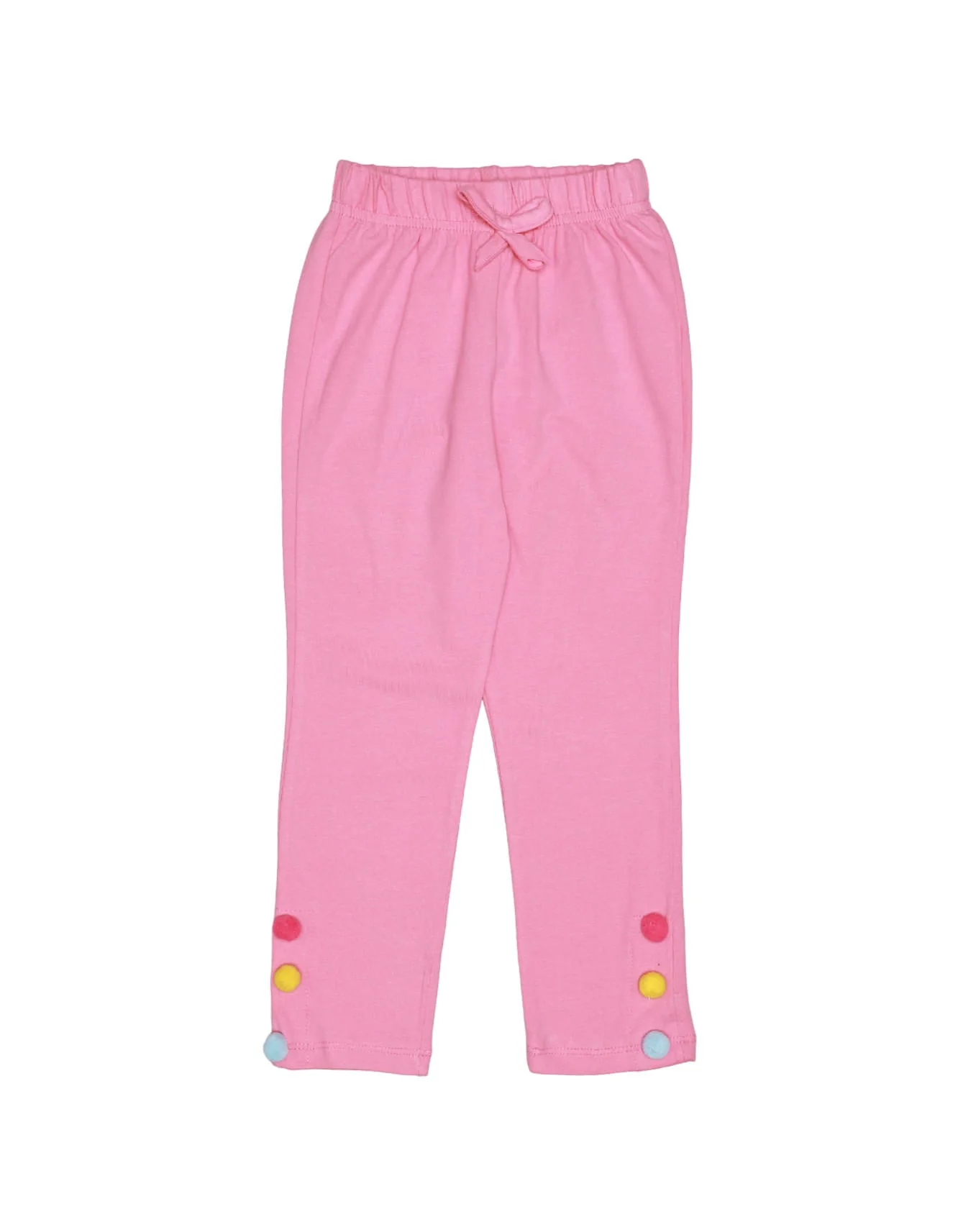 Zubaida's Tights Side Buttons Pink