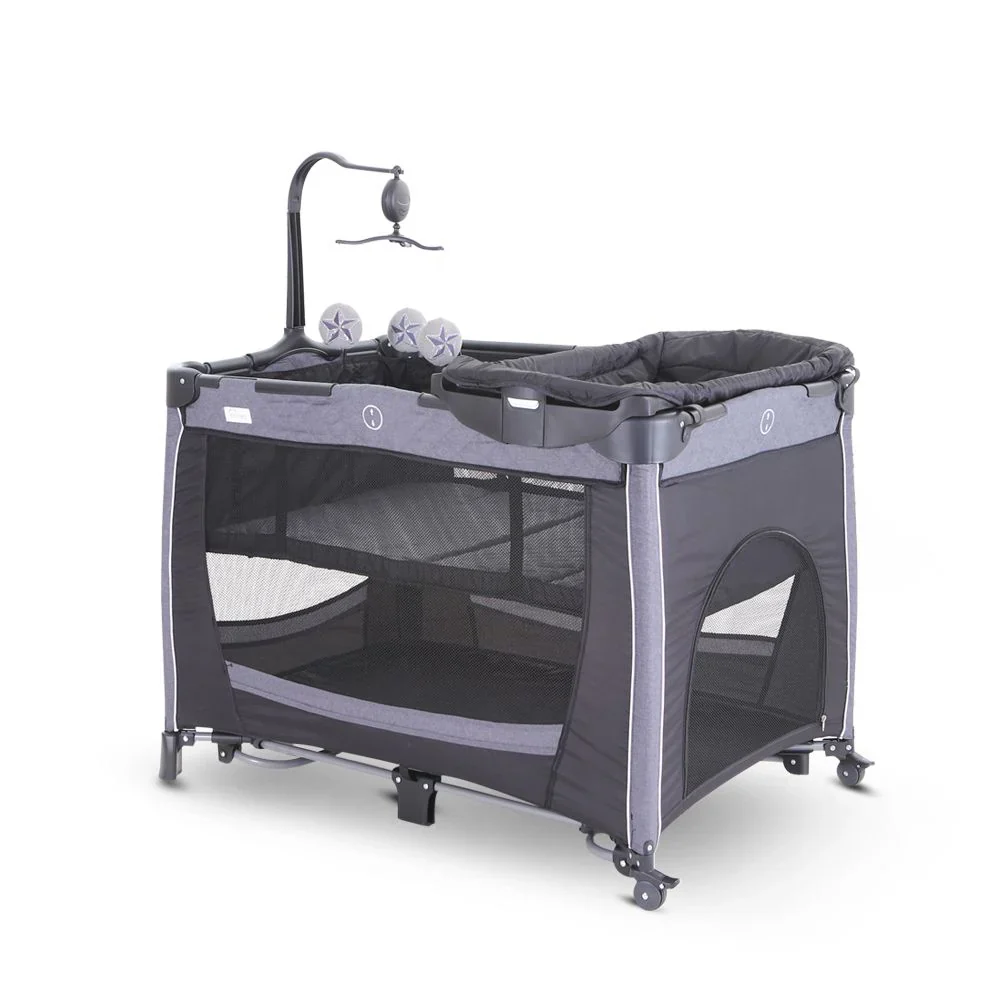 Tinnies 3 in 1 Baby Bassinet and Playard Black T301 016 at Zubaidas
