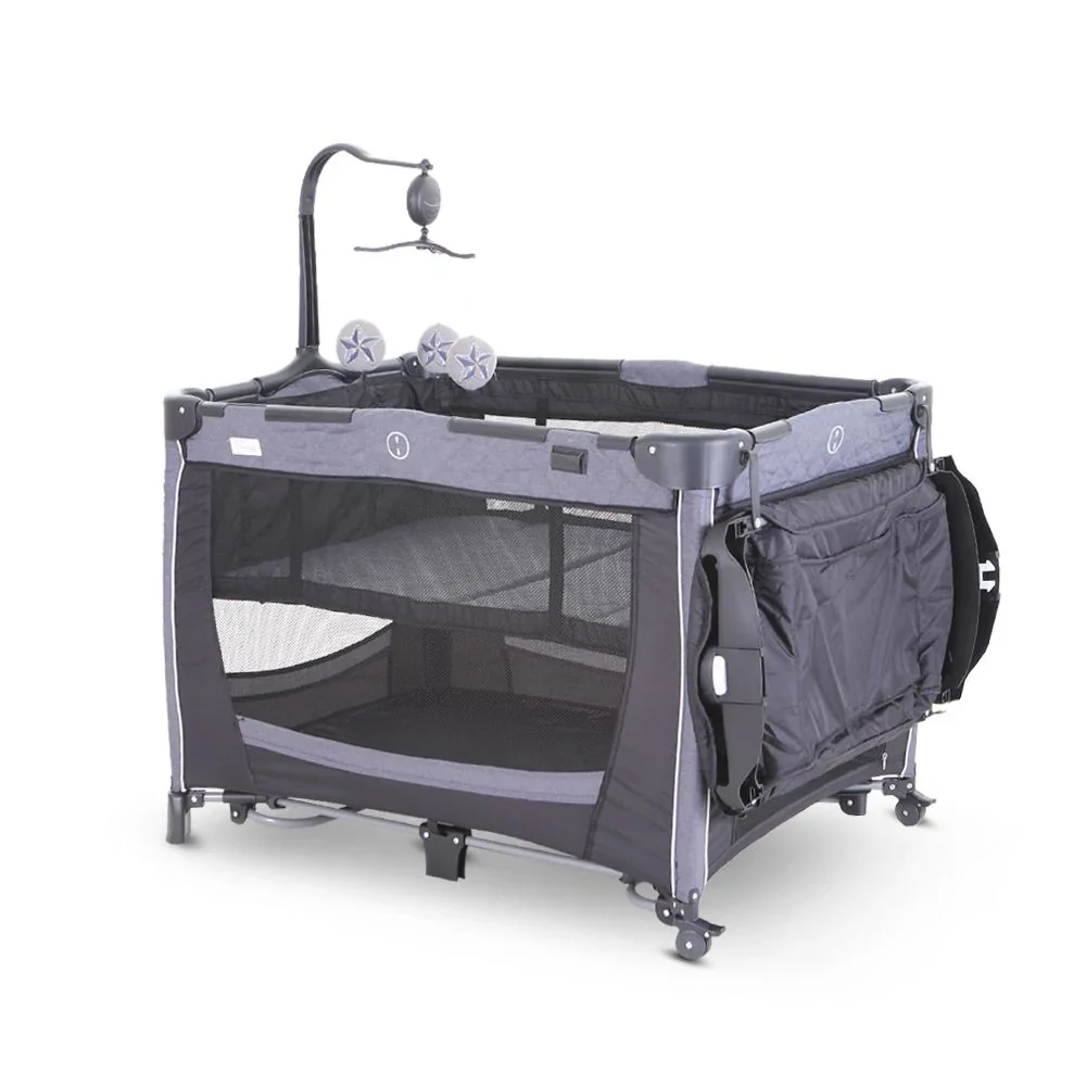 Tinnies 3 in 1 Baby Bassinet and Playard Black T301 016 at Zubaidas - Image 2