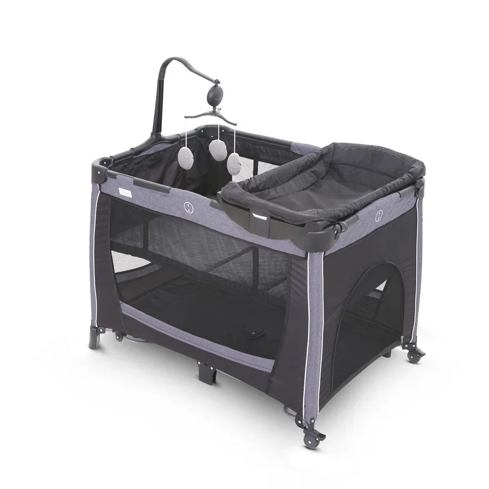 Tinnies 3 in 1 Baby Bassinet and Playard Black T301 016 at Zubaidas - Image 4