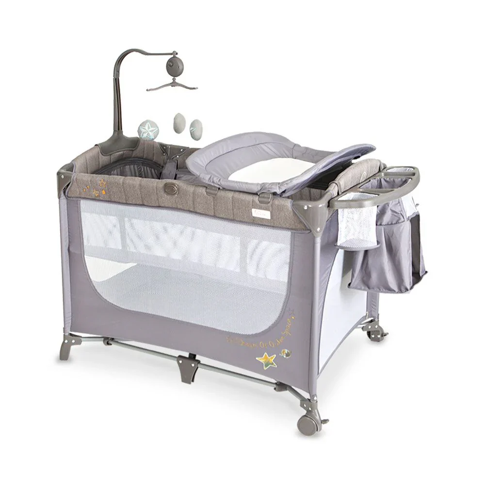 Tinnies All In One Baby Play Yard Grey T302 022 at Zubaidas