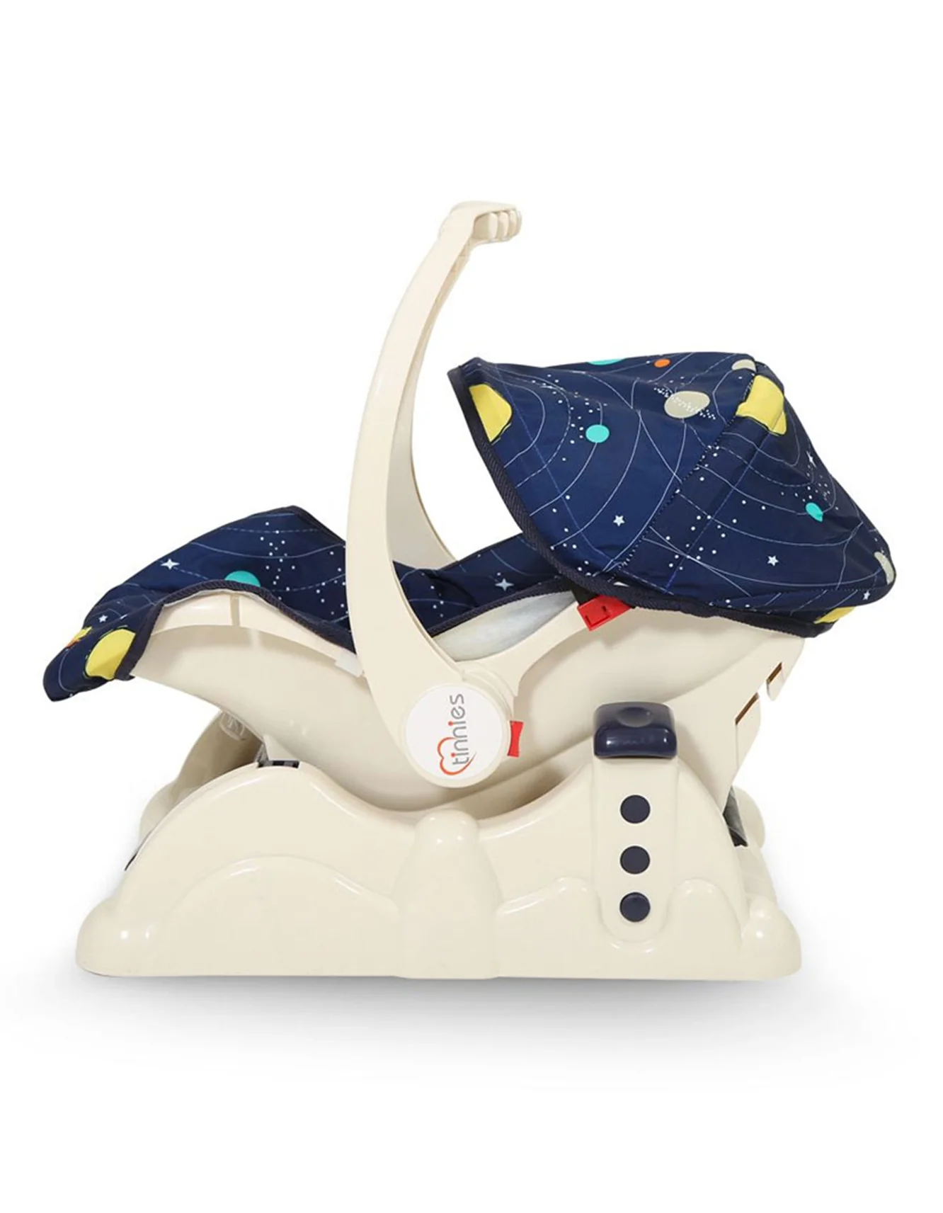 Tinnies Baby Carry Cot W/ Rocking Blue Space T003 064 at Zubaidas - Image 2