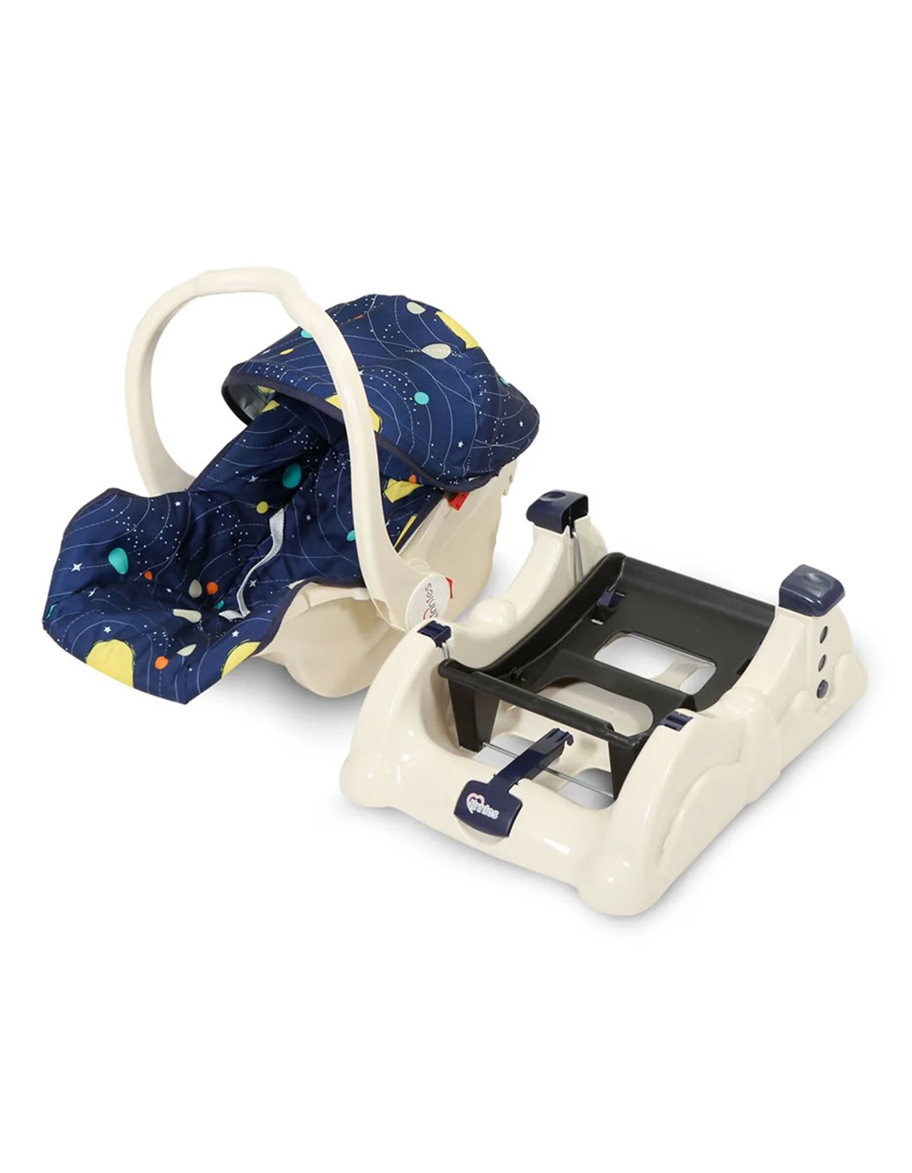 Tinnies Baby Carry Cot W/ Rocking Blue Space T003 064 at Zubaidas - Image 3
