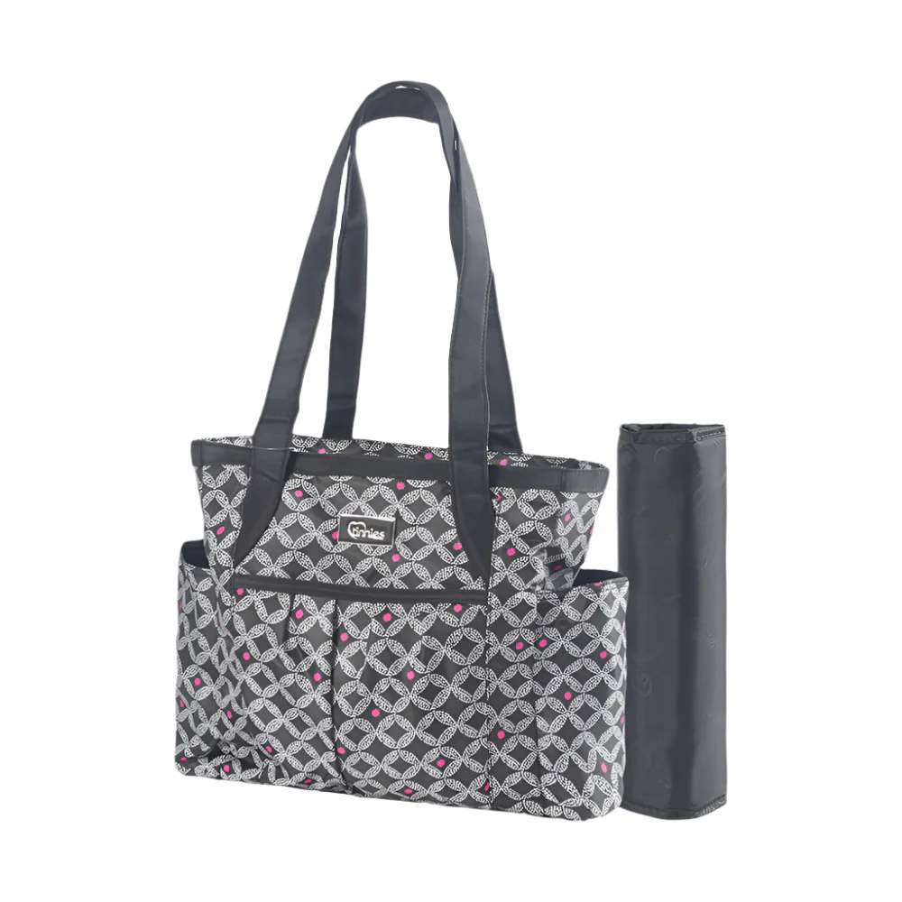Tinnies® Baby Diaper Bag Black Printed T5004 A at Zubaidas Official™ Pakistan
