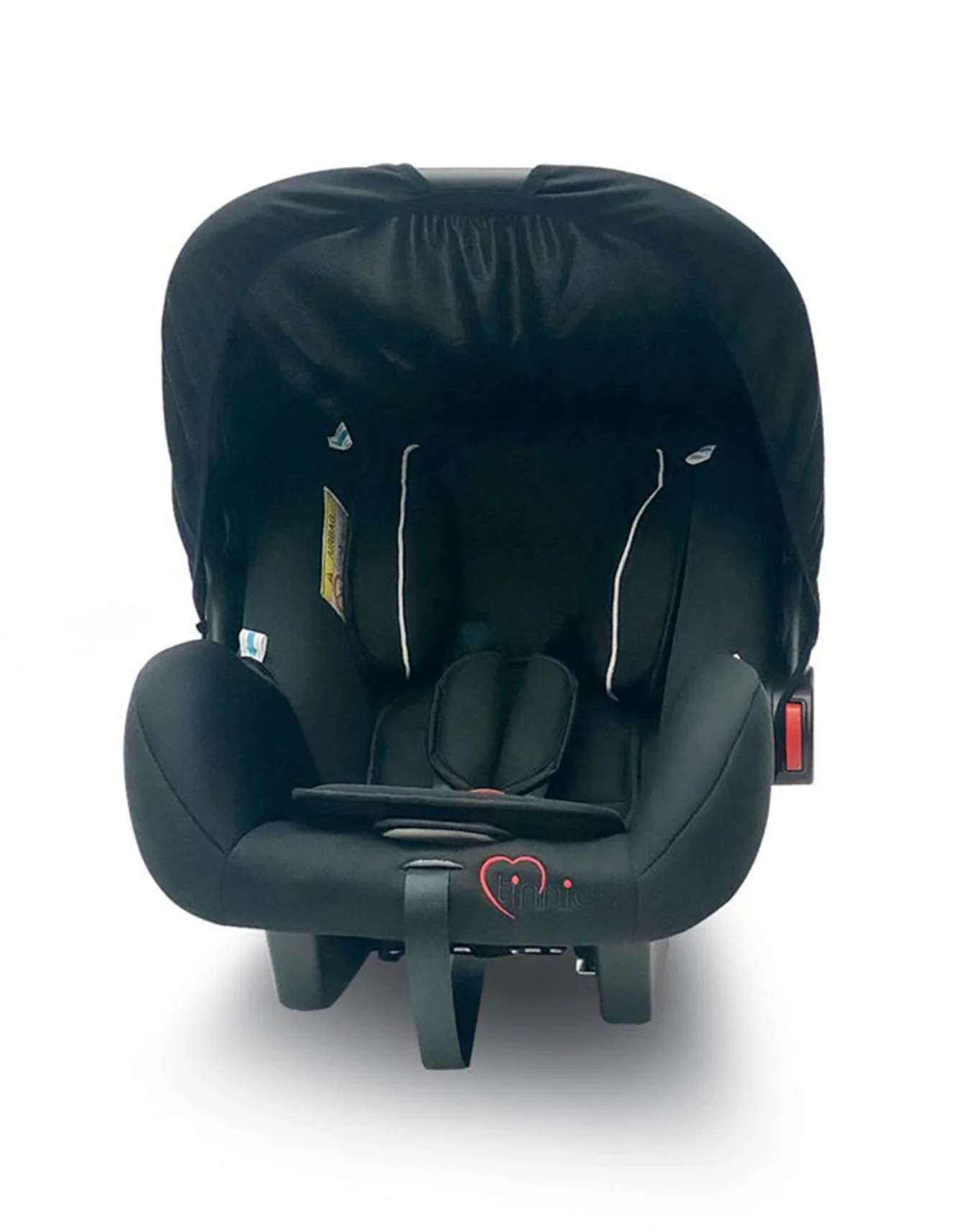 Tinnies Black Baby Carrier and Car Seat – Safe, Comfortable, And Travel-Ready T001 016 at Zubaidas - Image 2