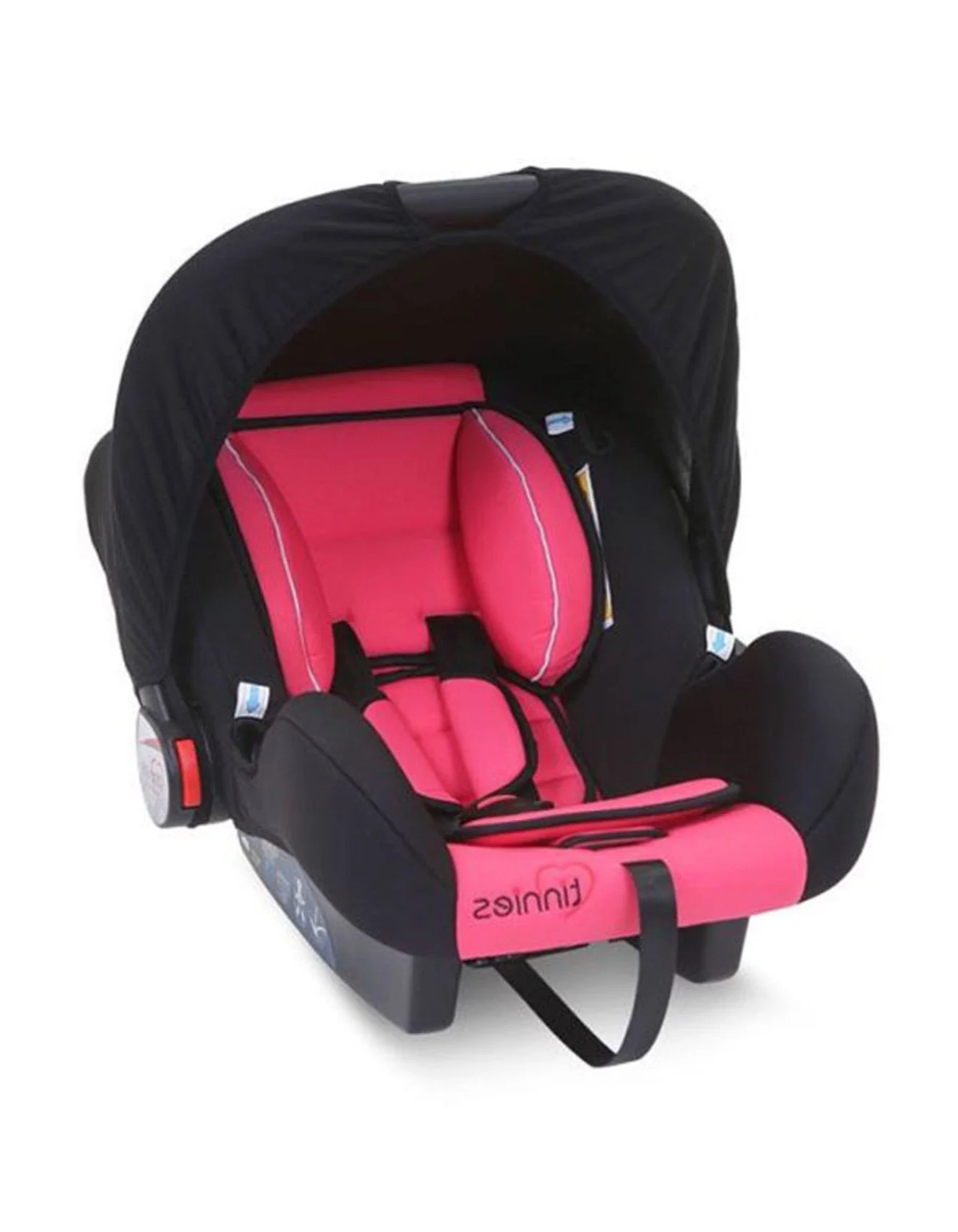 Tinnies Pink Baby Carrier and Car Seat – Comfortable, Safe and Cushioned T001 013 at Zubaidas