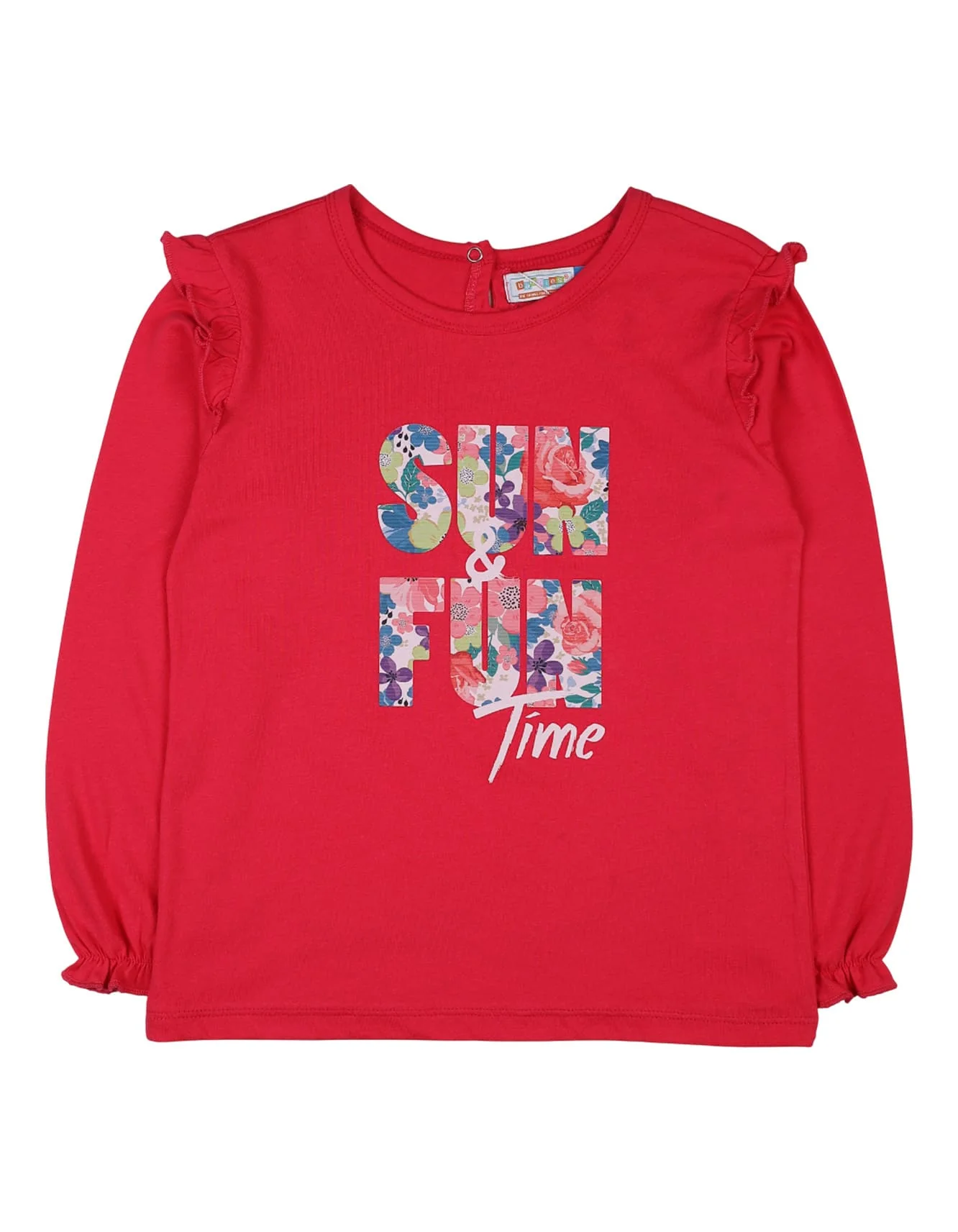 Toddler Girls Winter Casual Tops Bambies Sun and Fun Time Pink at Zubaidas