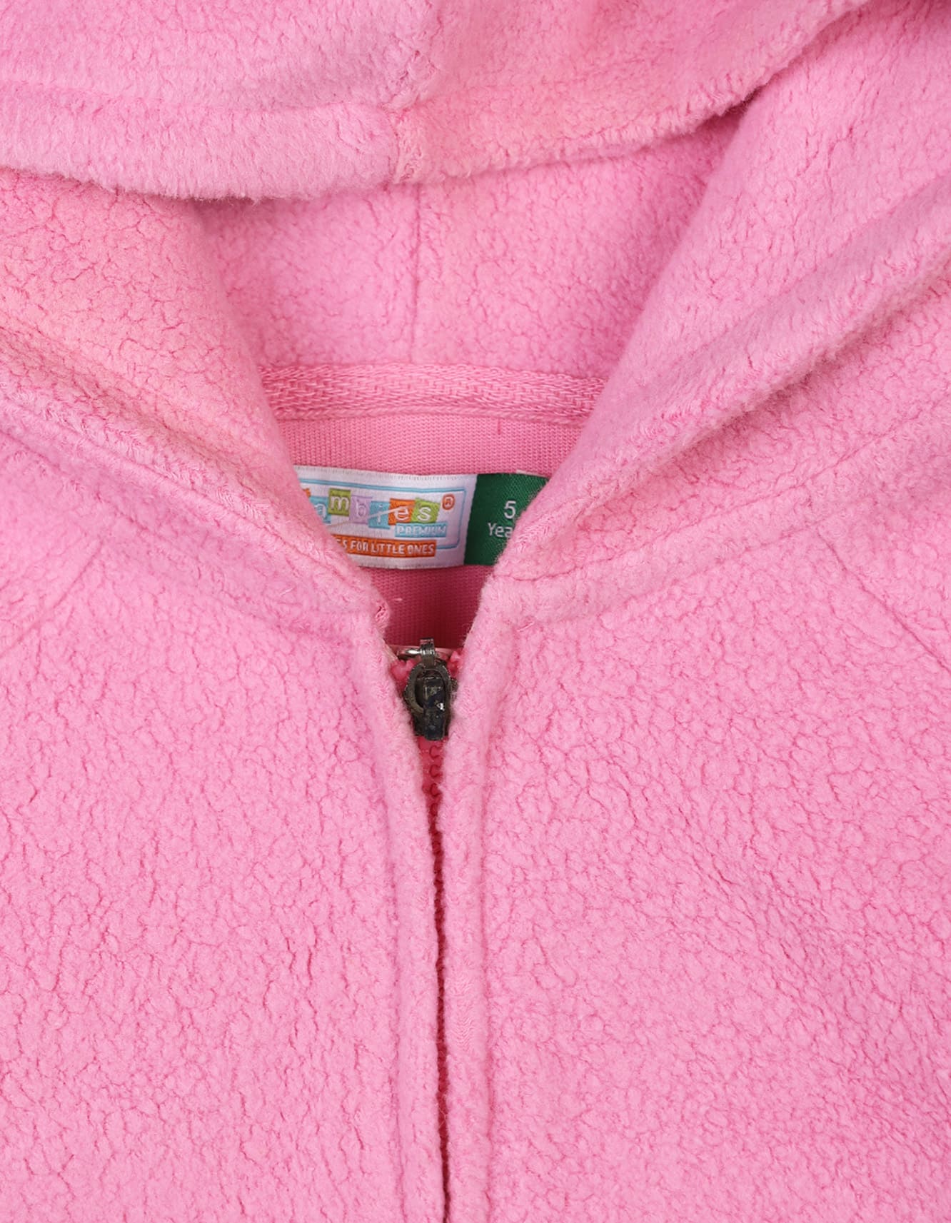 Toddler Girls Winter Hoodies Bambies Shocking Pink at Zubaidas - Image 2