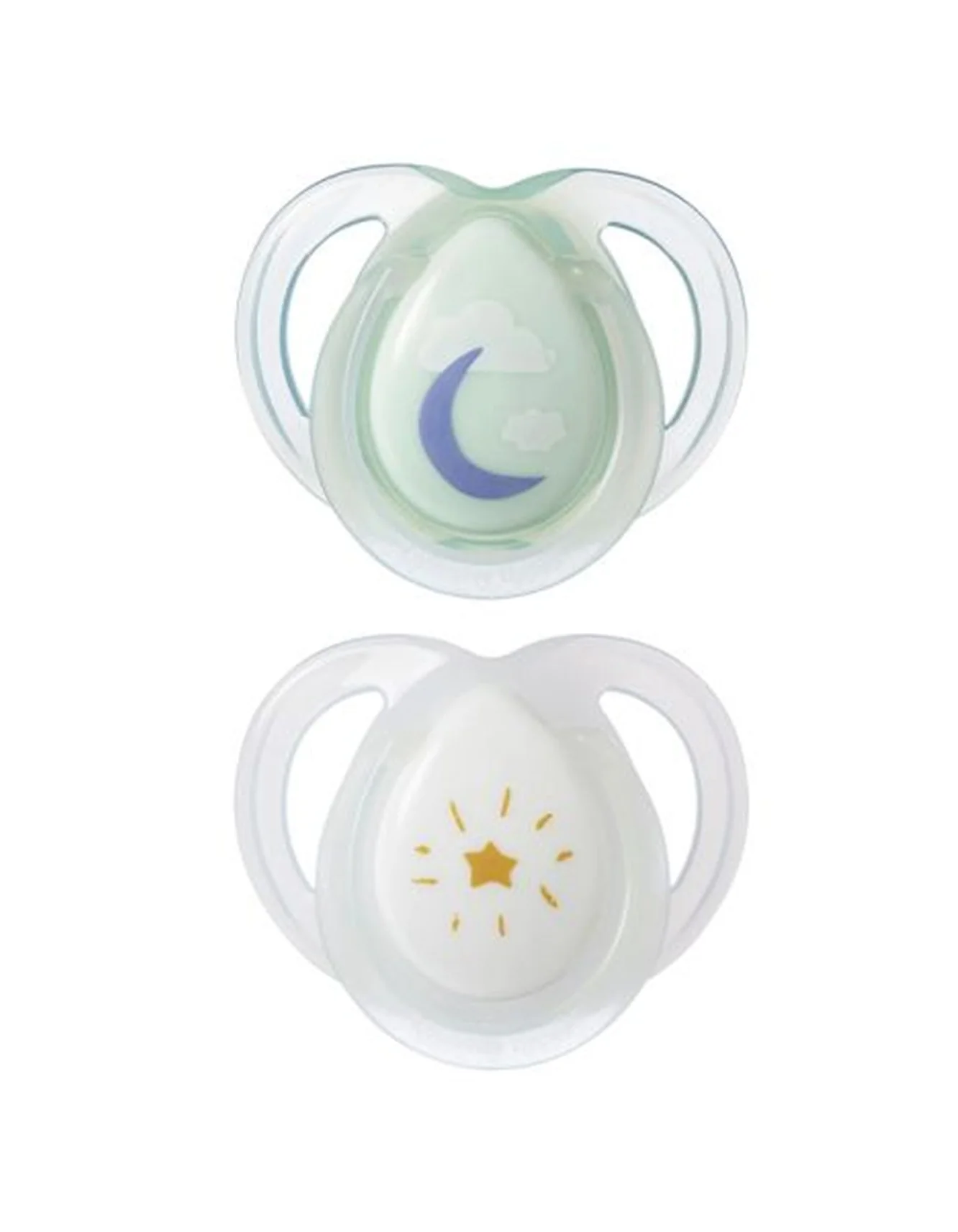 Tommee Tippee 0-6 M Night Time Pacifier Pack of 2 TT533465 at Zubaidas Official™