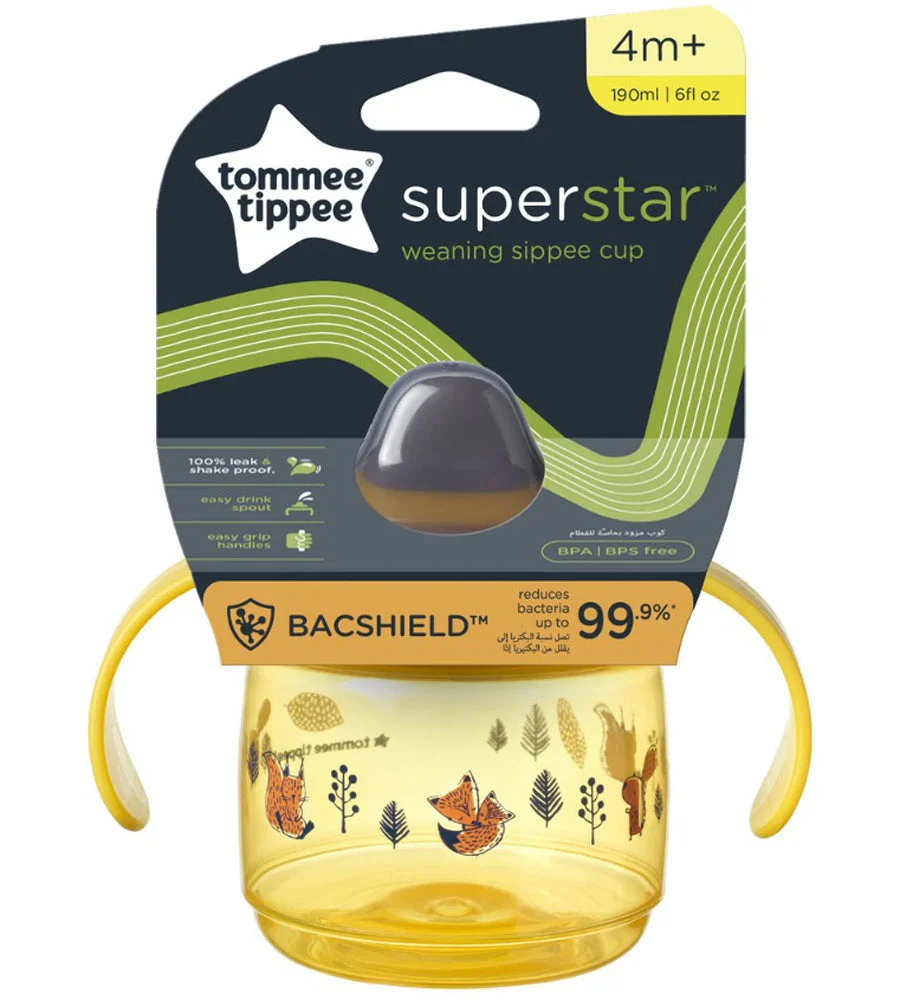 Tommee Tippee 190 ML Wean Sipee AL IL Yellow TT 447827 at Zubaidas Official™ Pakistan
