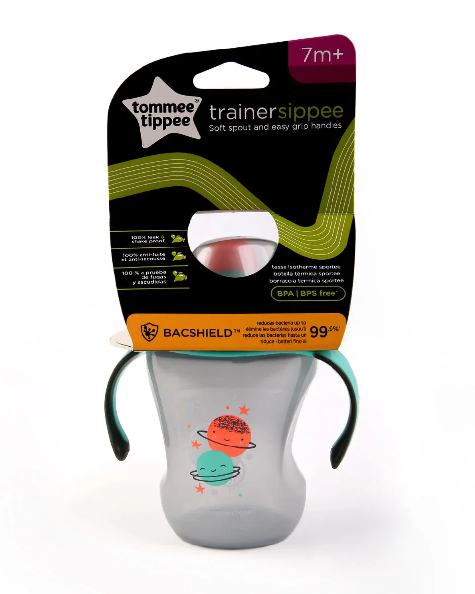 Tommee Tippee 8 OZ Training Sipee Cup Grey TT 549209 at Zubaidas Official™ - Image 2