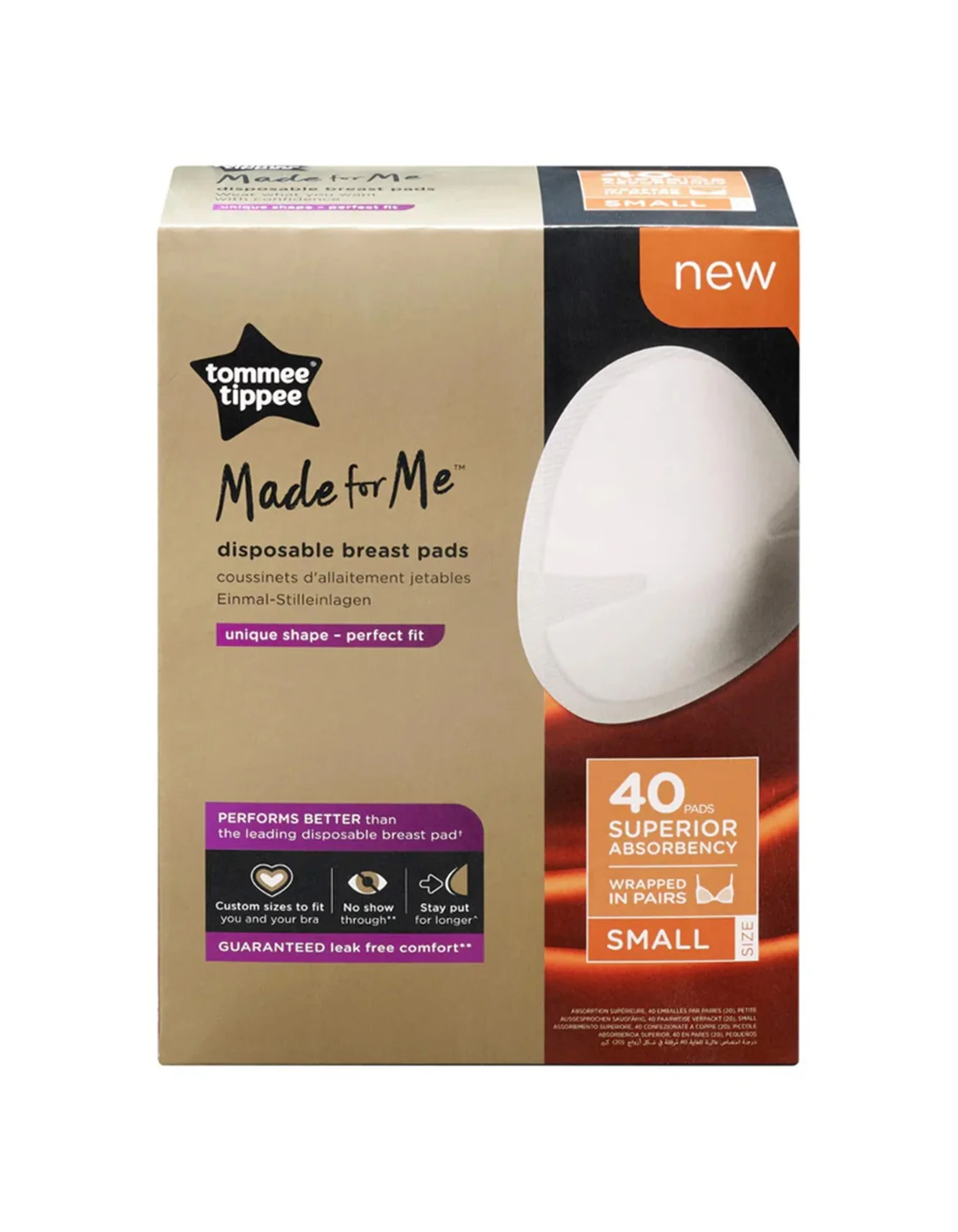Tommee Tippee Disposable Breast Pads 40 Pcs TT 423629 at Zubaidas Official™ - Image 2