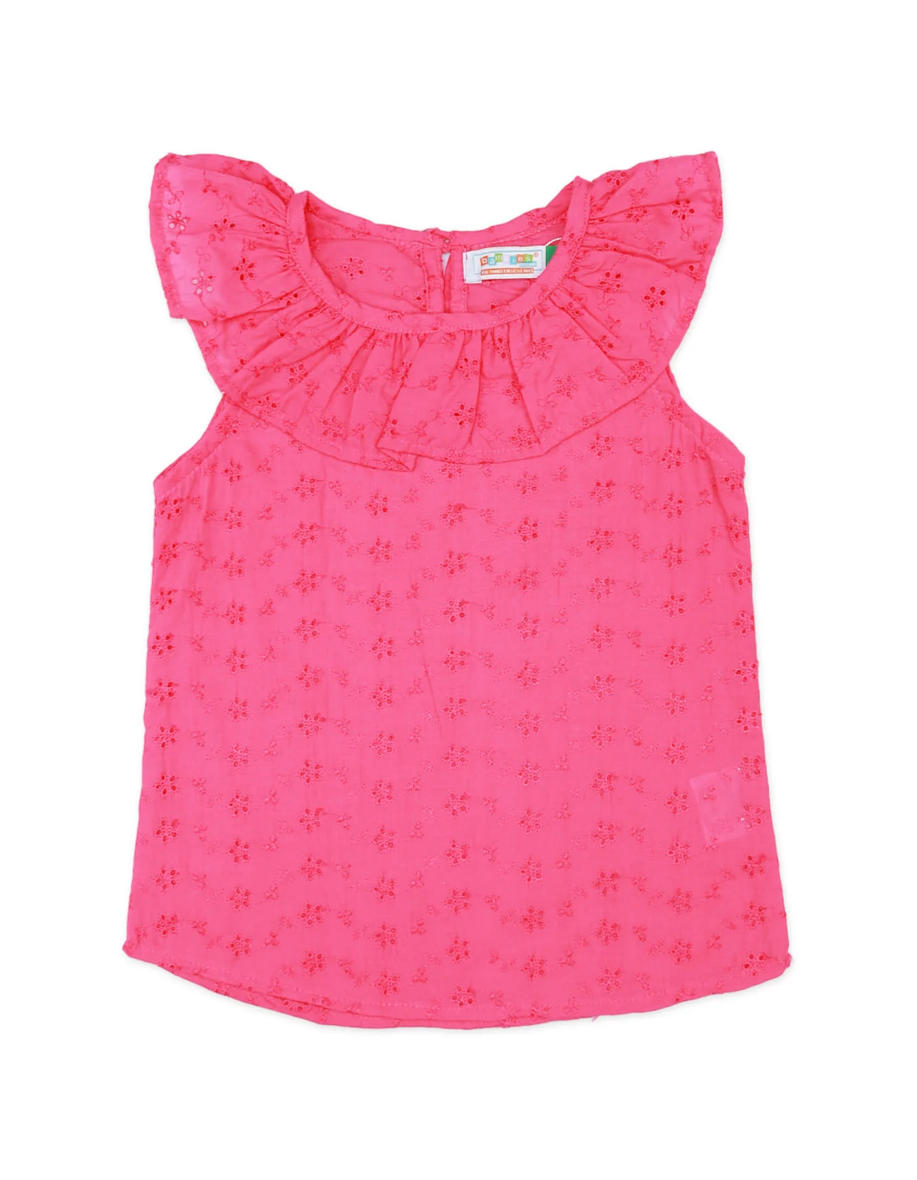 Zubaida's Top for Girl With Floral Theme