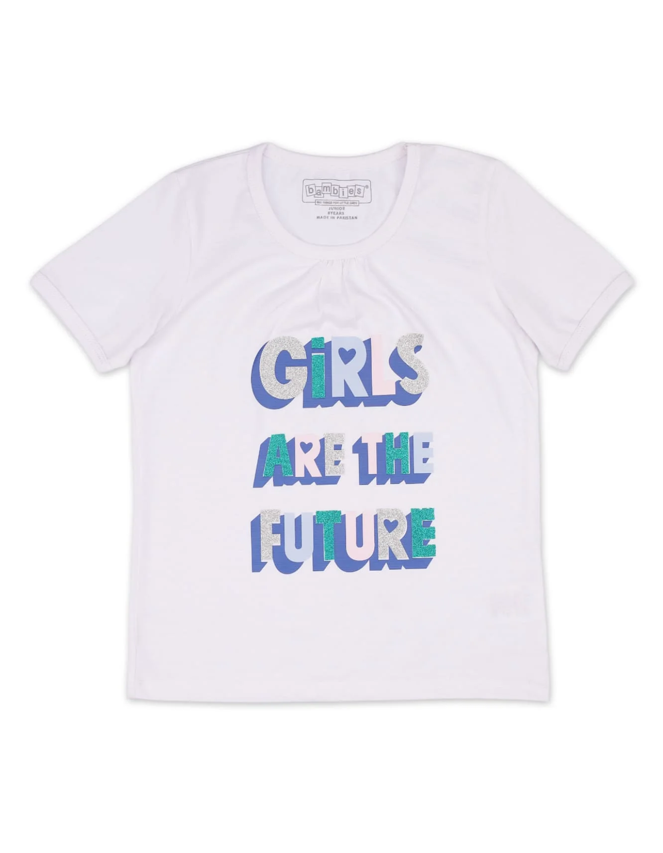 Zubaida's Top for Girls with Girls Are The Future Theme