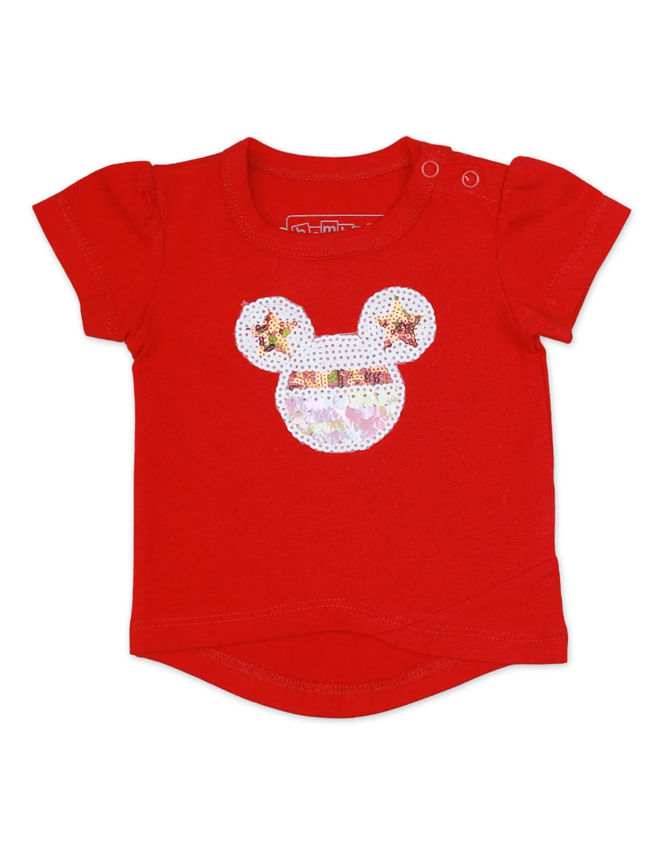 Zubaida's Shimmery Micky Mouse Top