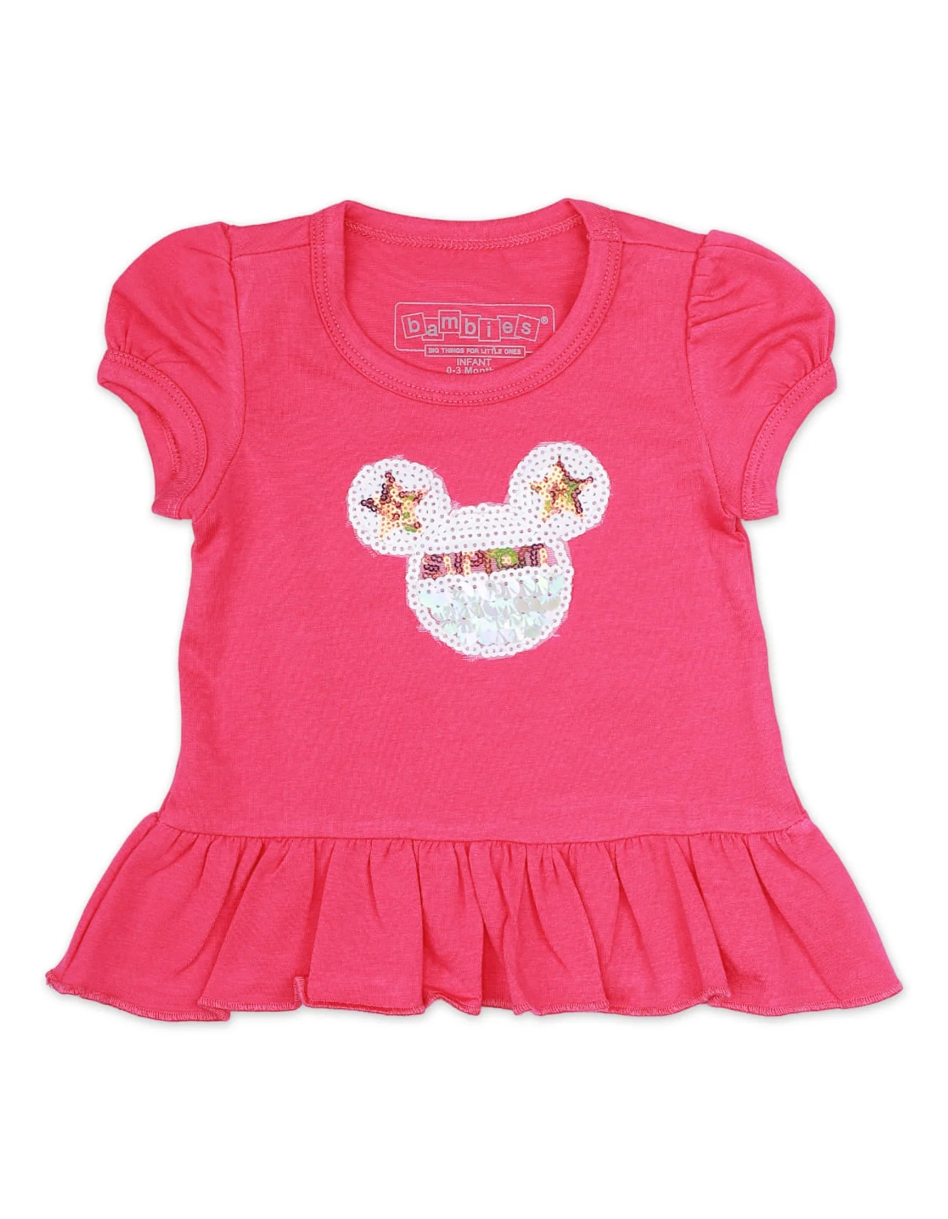 Zubaida's Sparkly Mickey Mouse Top