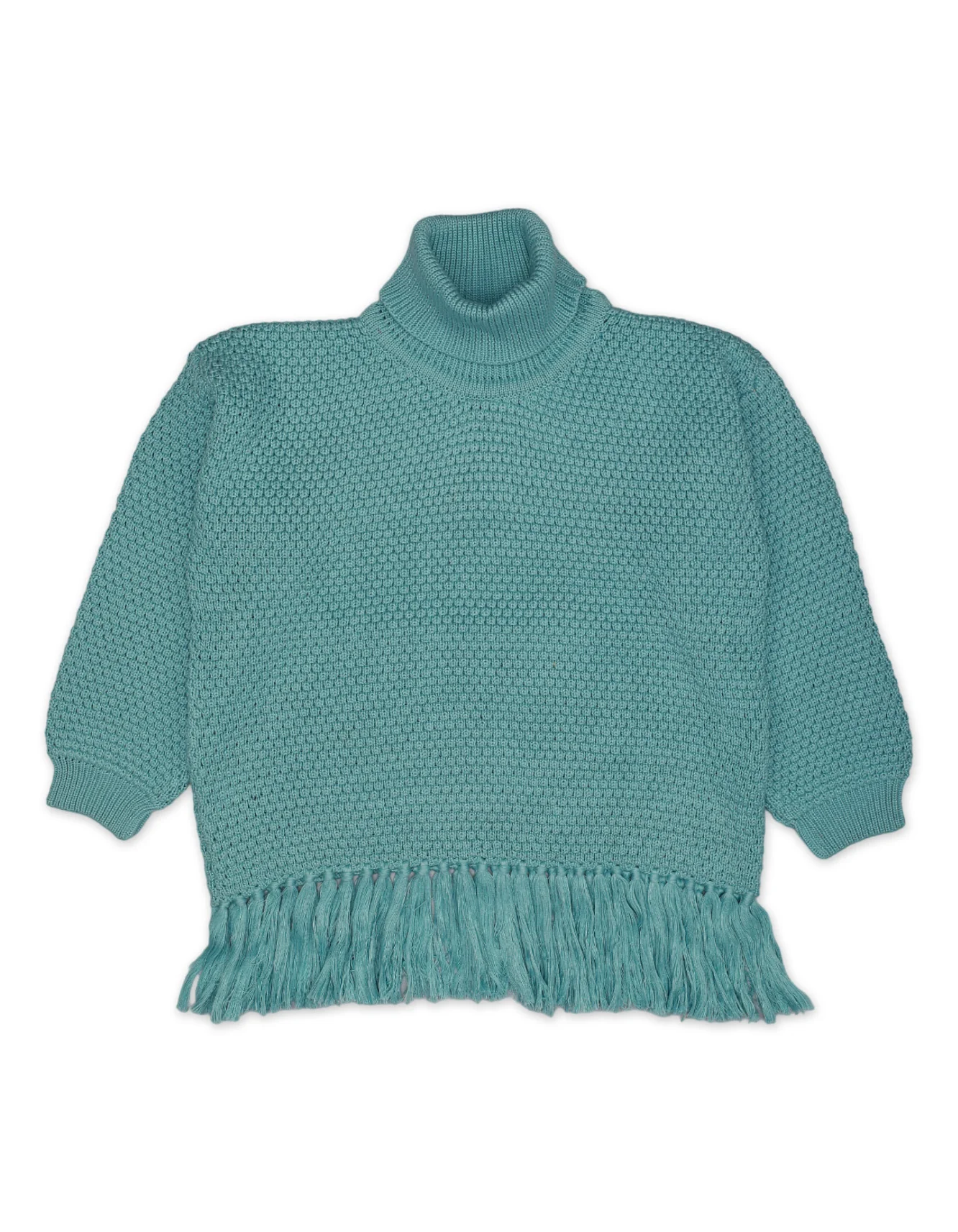 Zubaida's Top Woolen Sky Blue Toddler for Girls - Image 2