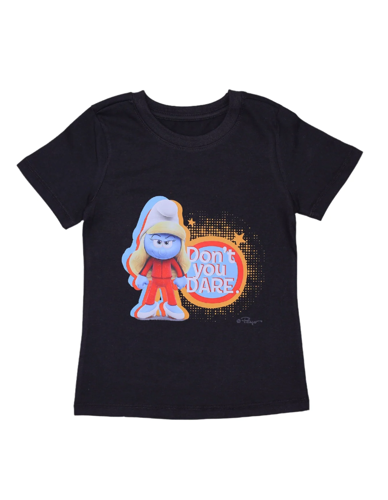 Zubaida's Top for Girl With Don't You Dare Theme
