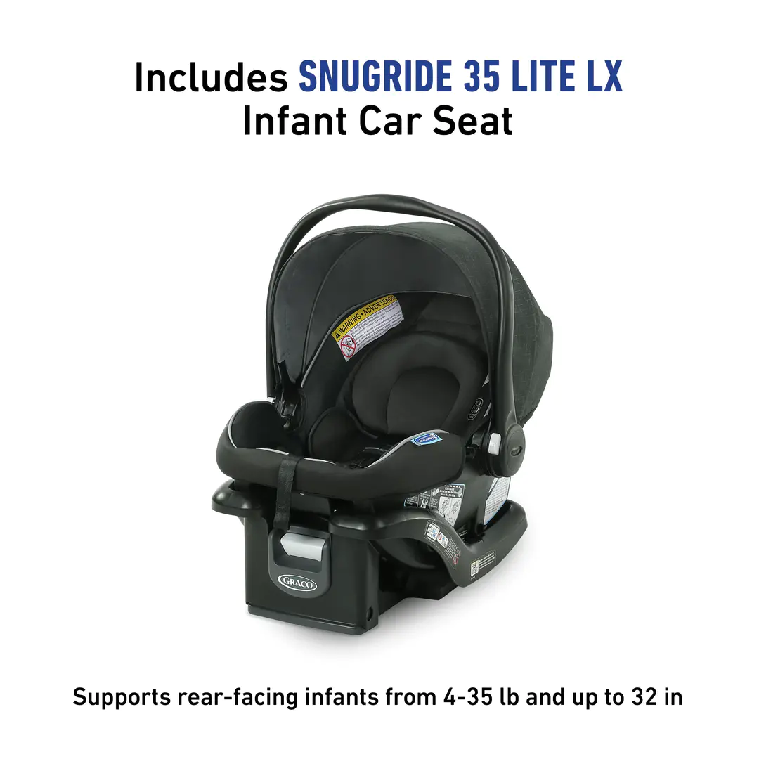 Travel System Graco® Modes™ 3 Lite DLX with SnugRide® 35 Lite LX Infant Car Seat West-Point 7DH04WSP at Zubaidas Official™ Pakistan - Image 2