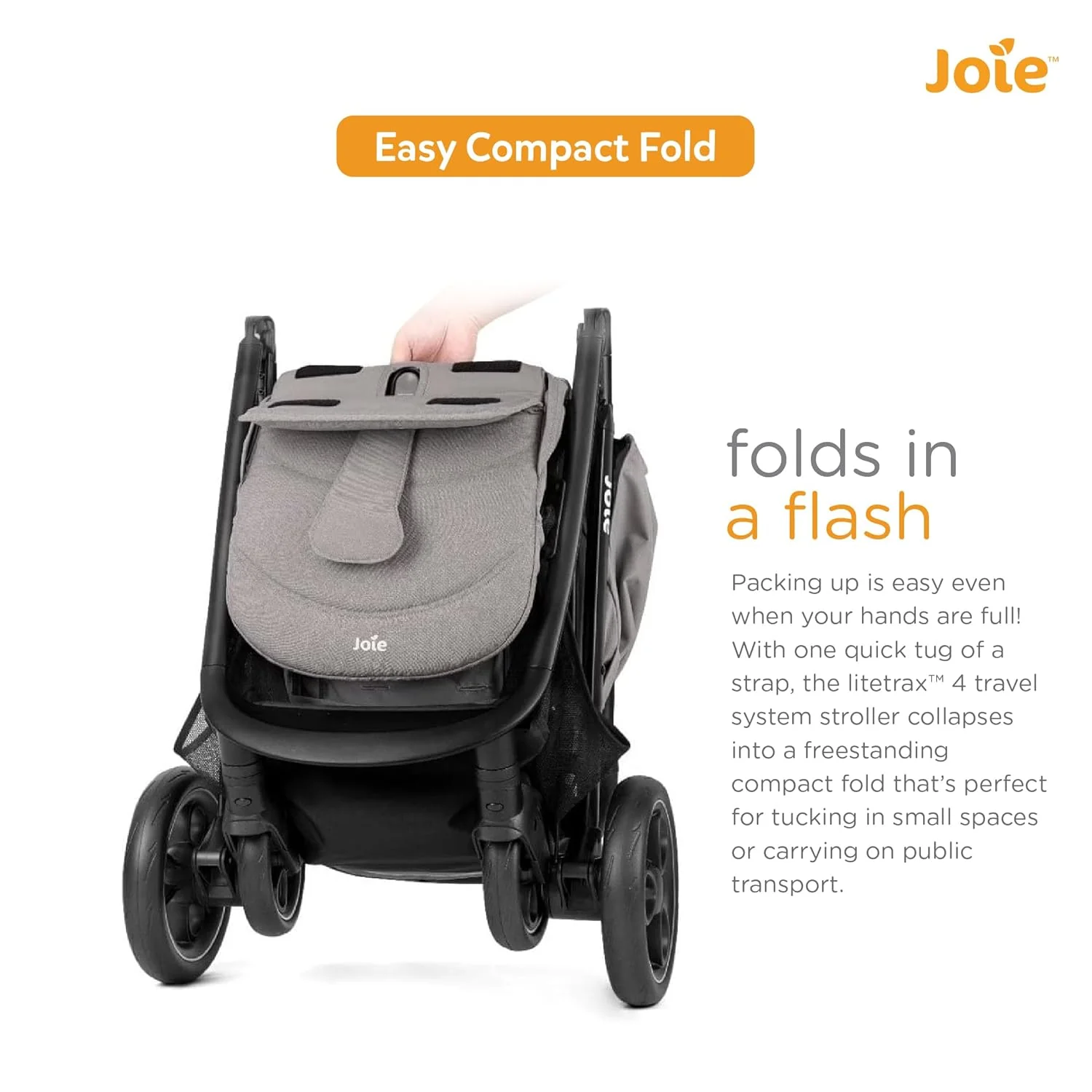 Travel System Joie Litetrax 4 with Gemm Pebble T1112YEPEB000 at Zubaidas - Image 9