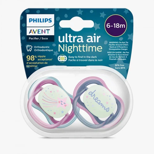 Ultra Air Pacifier 6-18M Philips AVENT® SCF376/14 at Zubaidas Official™ Pakistan - Image 2