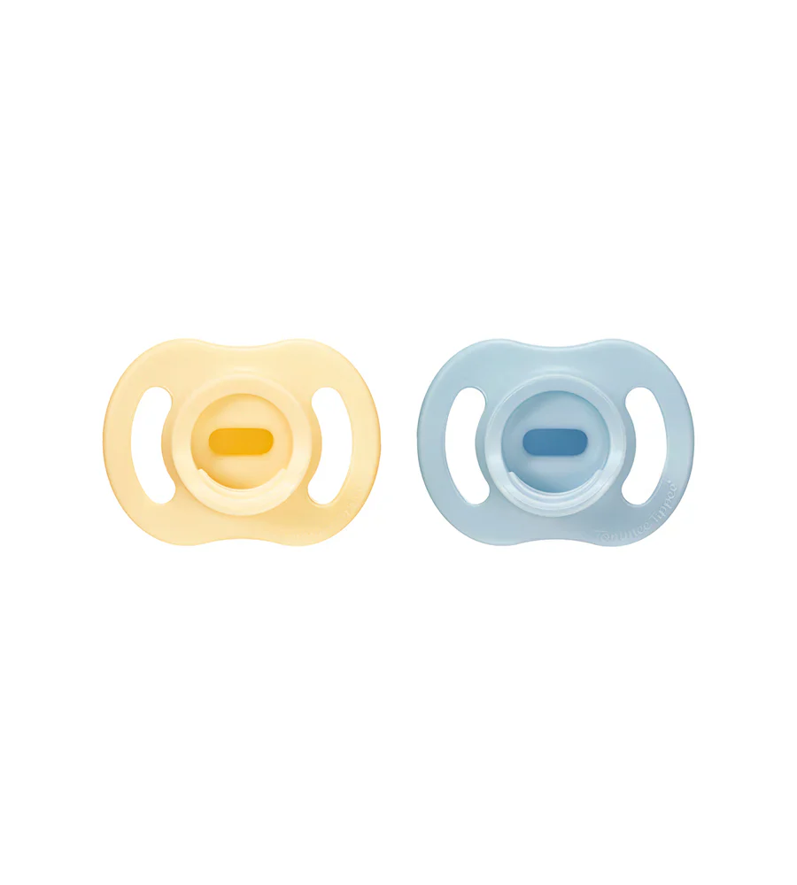 Ultra Light Soothers Tommee Tippee 0-6M PK-2 - Yellow/Blue - 433594 at Zubaidas - Image 3