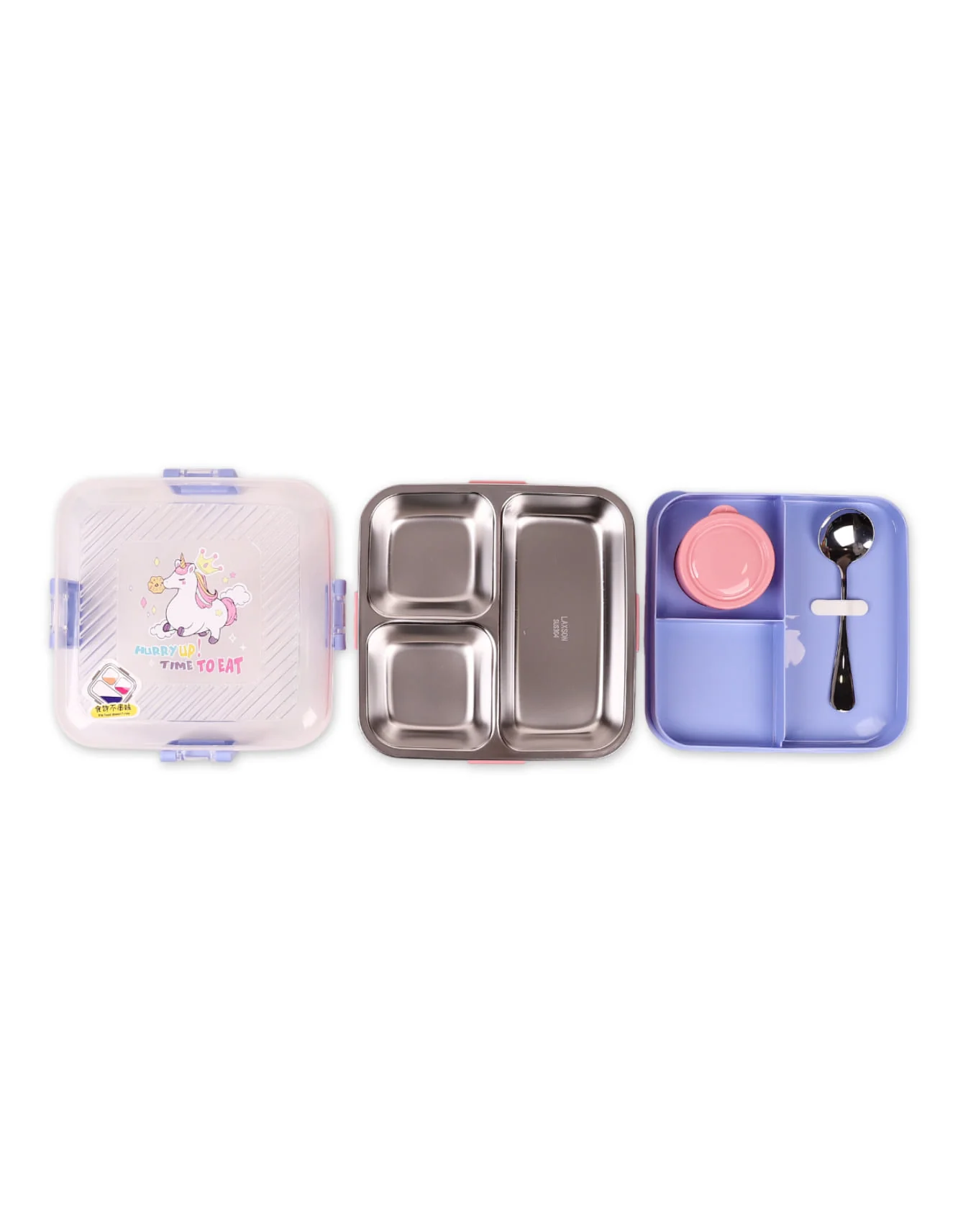 Lunch Box Unicorn Stainless Steel at Zubaidas Official™ Pakistan - Image 2