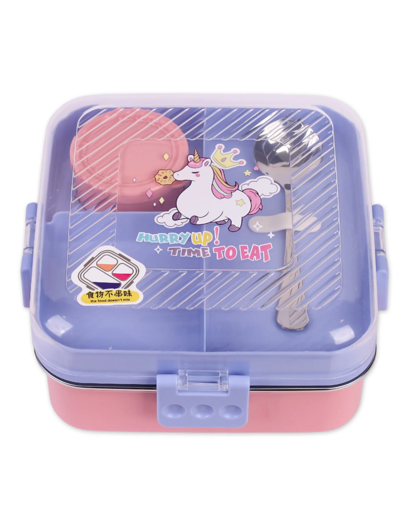 Lunch Box Unicorn Stainless Steel at Zubaidas Official™ Pakistan - Image 3