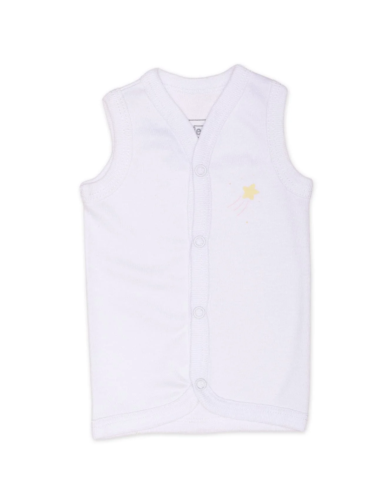 Zubaida's Vest White - Pack of 3 - Image 2
